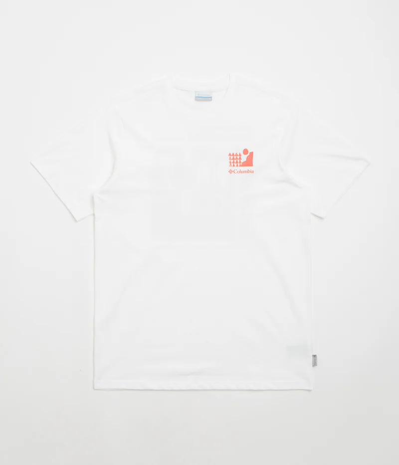 Columbia Explorers Canyon Back T-Shirt - White / Explore Outdoors - Image 2