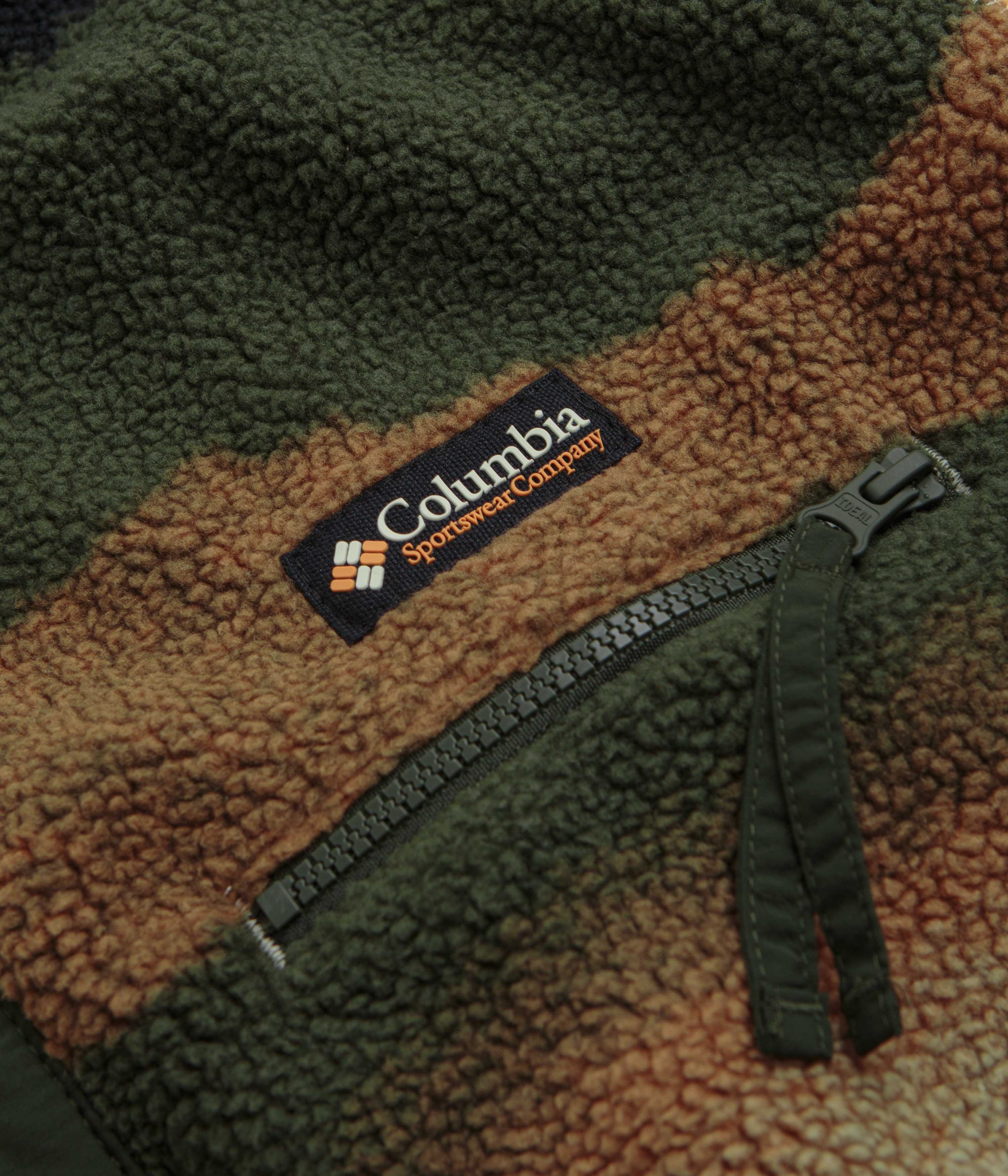 Columbia Helvetia II Printed Half Snap Fleece - Greenscape Dolomites - Image 3