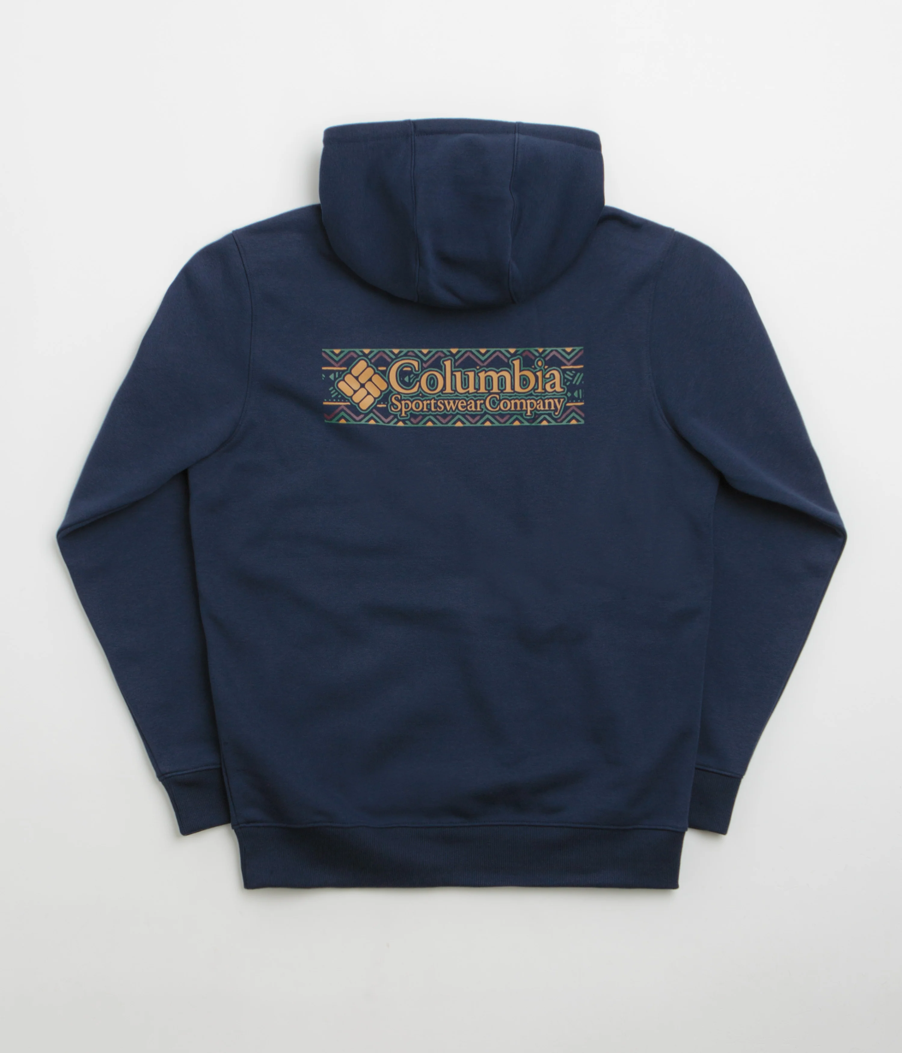 Columbia Meridian Creek Graphic Hoodie - Collegiate Navy / Branded Blanket