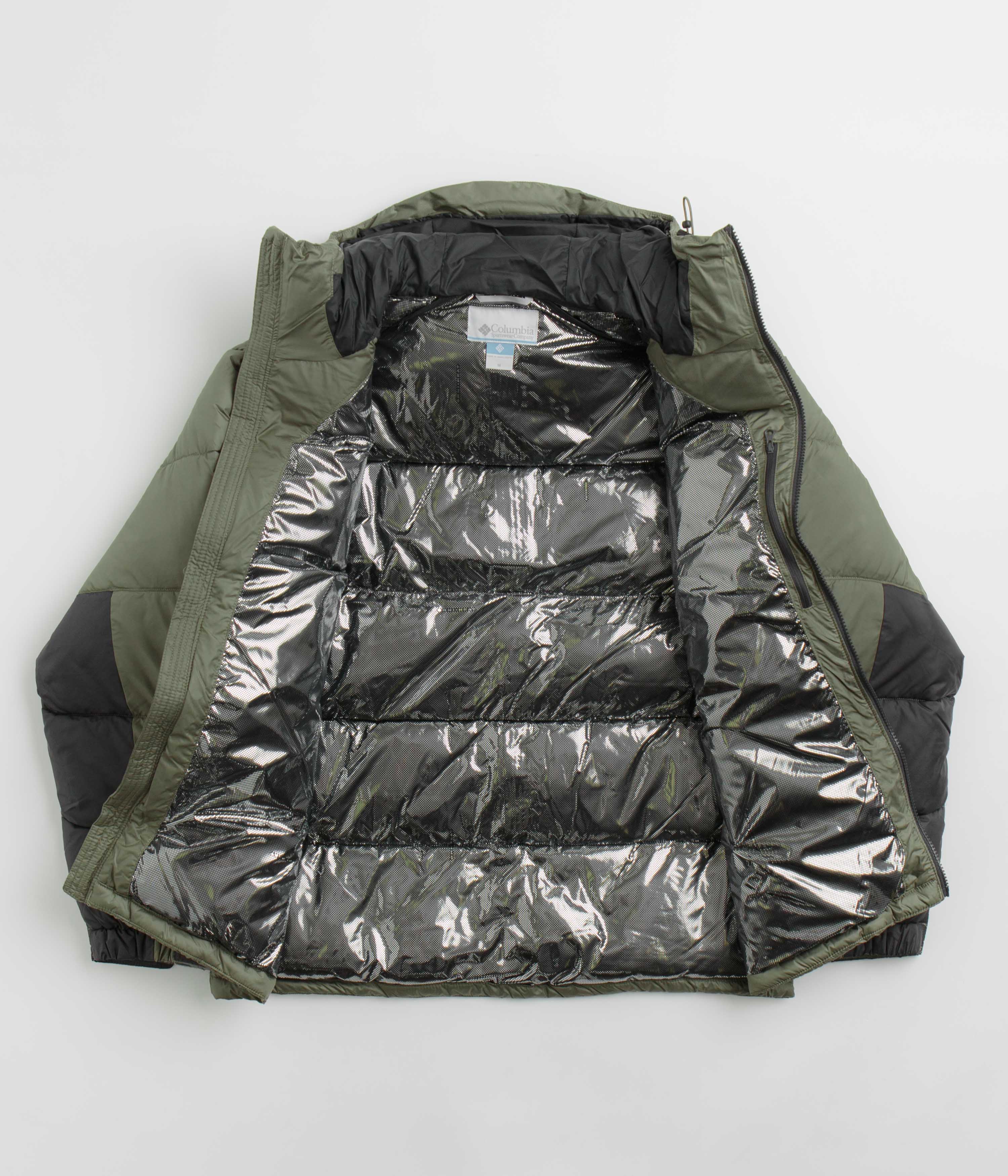 Columbia Pike Lake II Hooded Jacket - Stone Green / Shark / White - Image 2