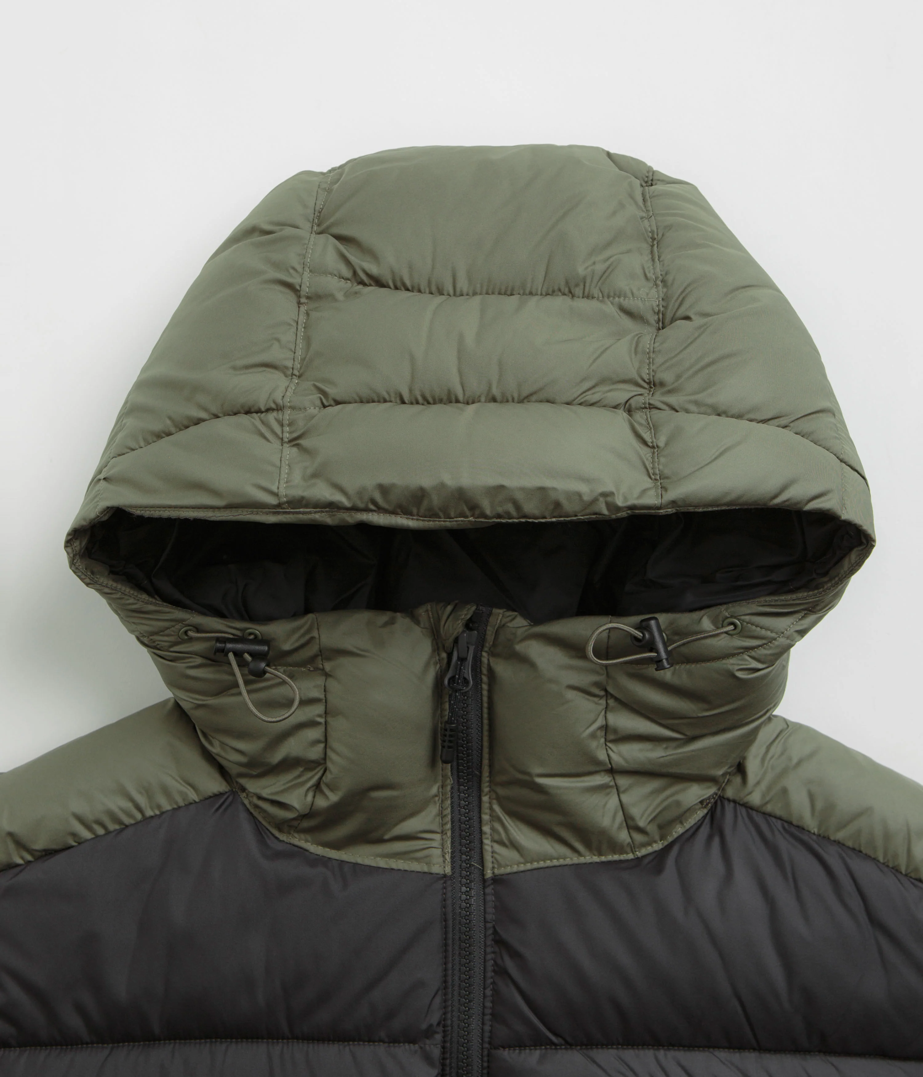 Columbia Pike Lake II Hooded Jacket - Stone Green / Shark / White - Image 5