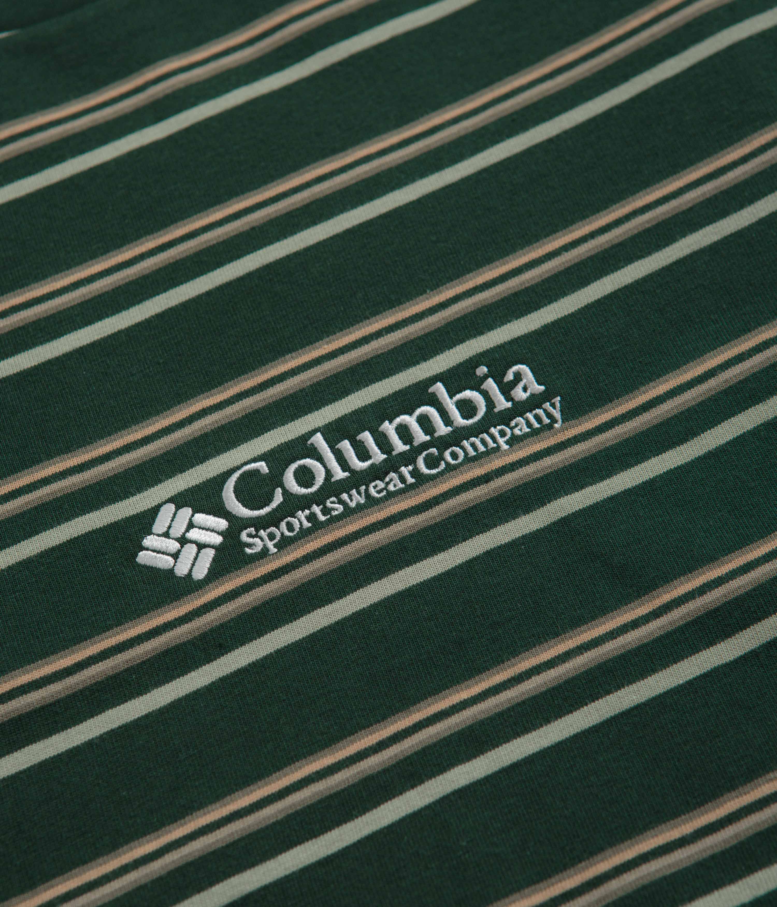 Columbia Somer Slope Striped T-Shirt - Spruce - Image 3
