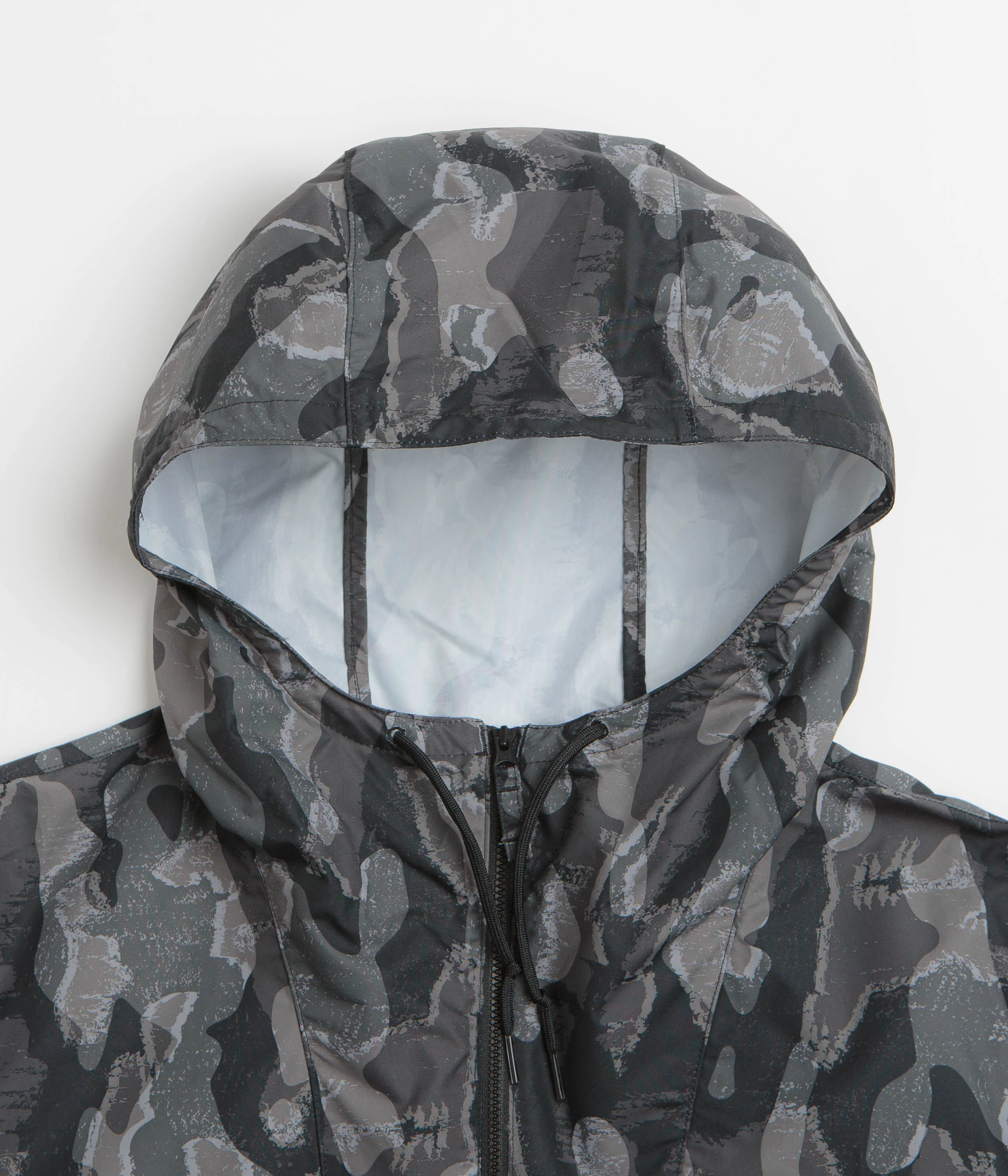 Columbia Spire Valley Printed Windbreaker Jacket - Black Treebark / Black - Image 4
