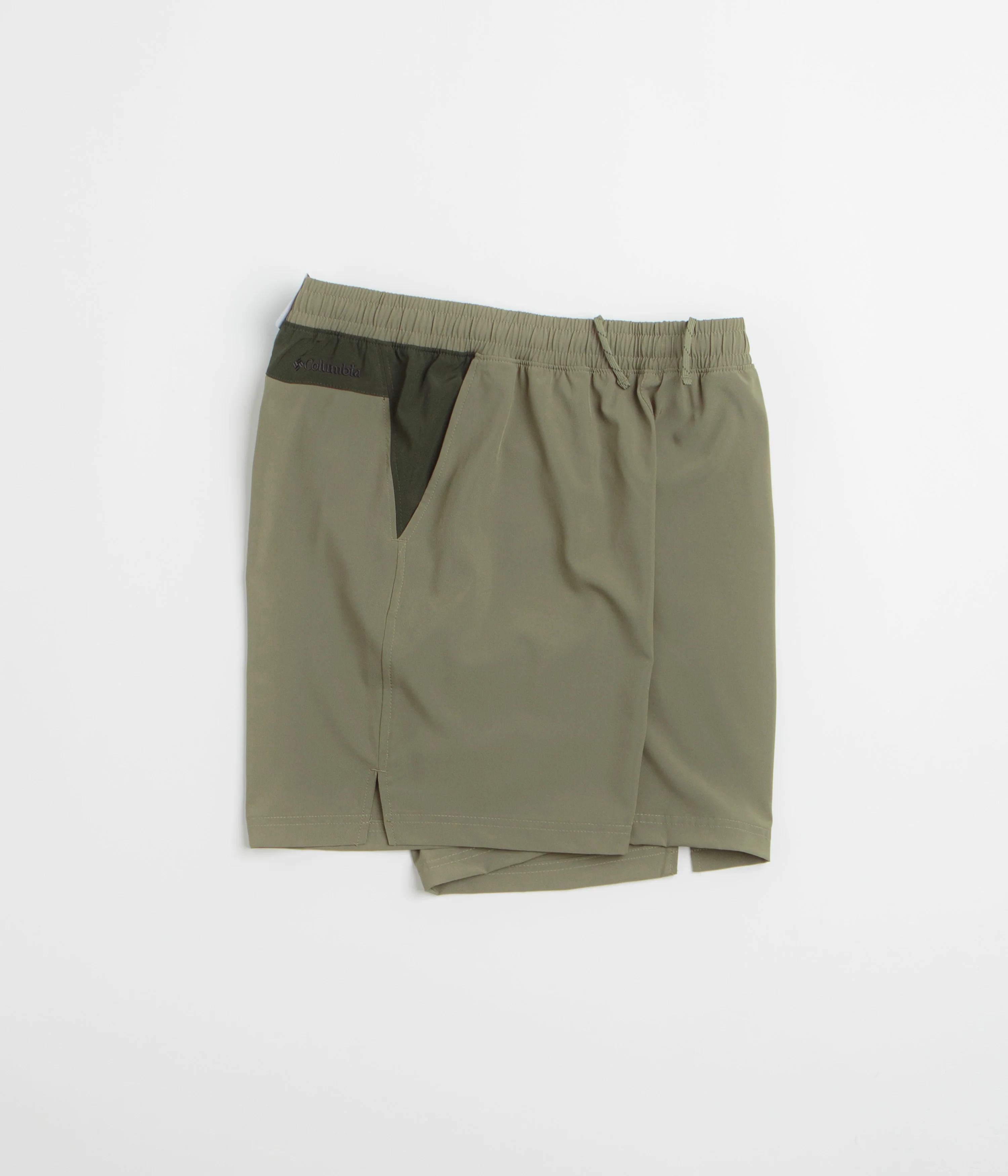 Columbia Vital Valley Shorts - Stone Green / Greenscape - Image 2