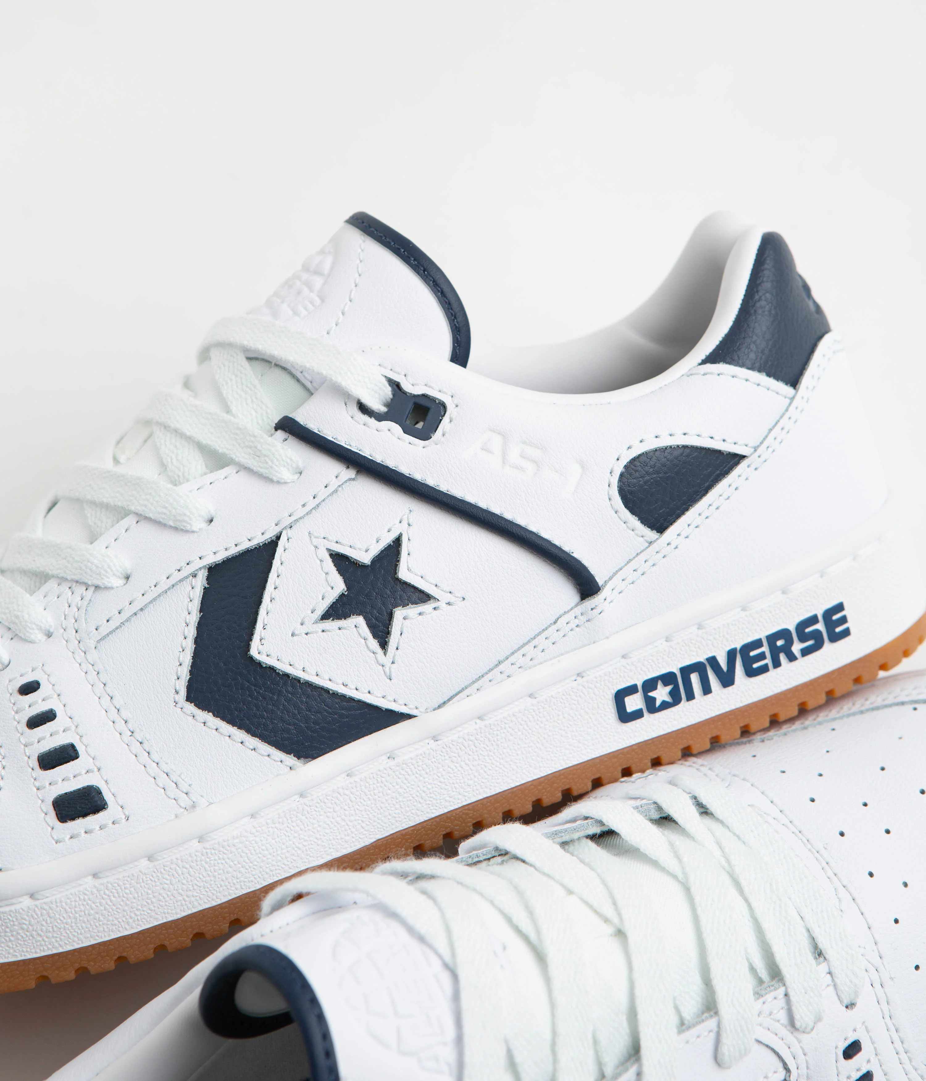 Converse AS-1 Pro Shoes - White / Navy / Gum - Image 3