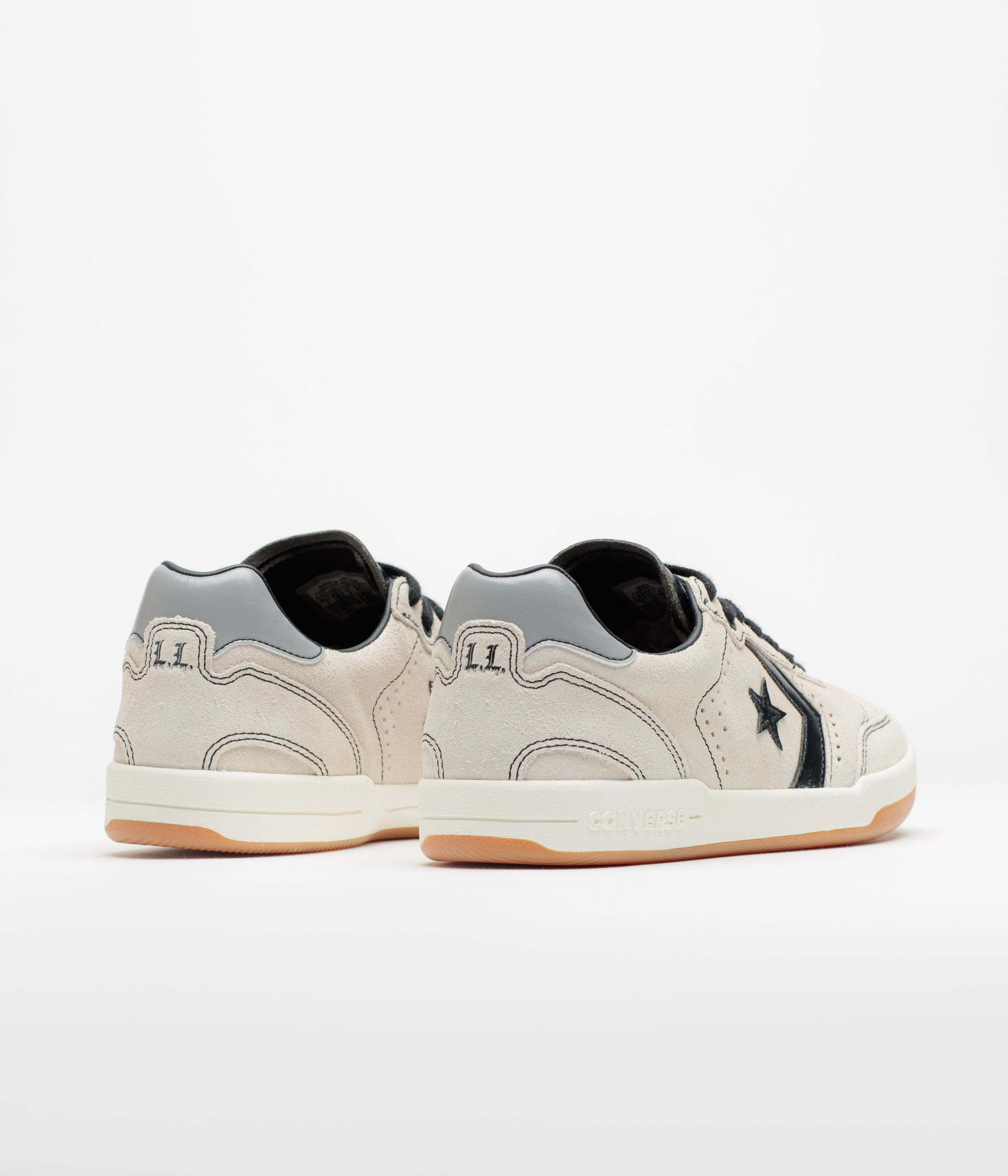 Converse Cons Louie Lopez Pro 2 Shoes - Egret / Black / Gum / Black - Image 4
