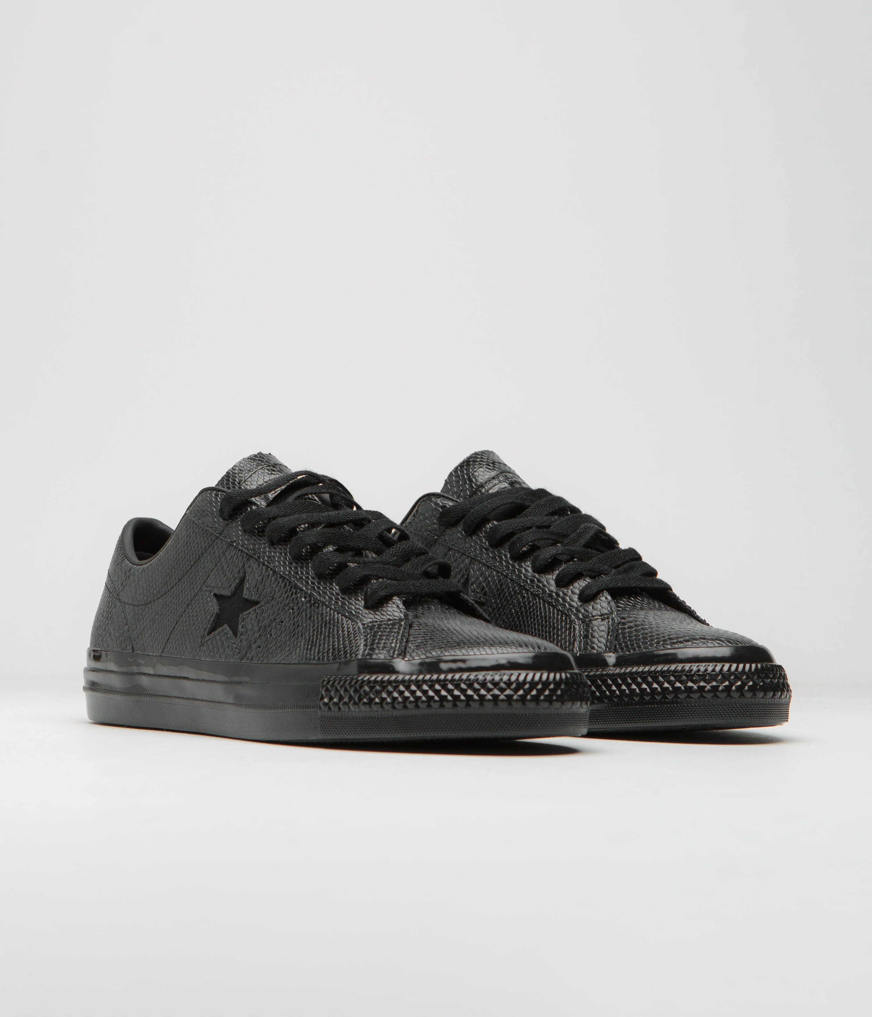 Converse Jamie Platt One Star Pro Ox Shoes - Black / Black / White - Image 2