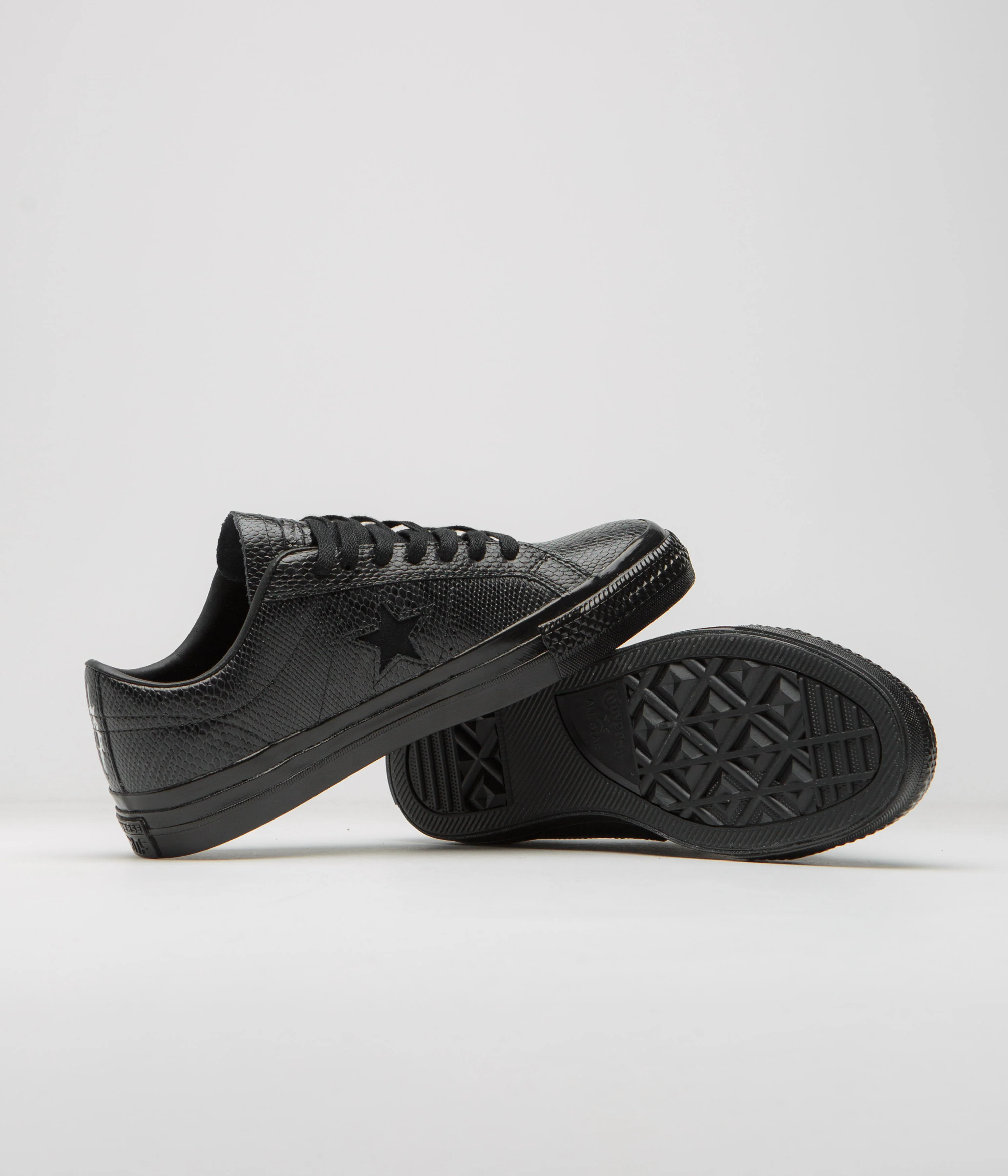 Converse Jamie Platt One Star Pro Ox Shoes - Black / Black / White - Image 5