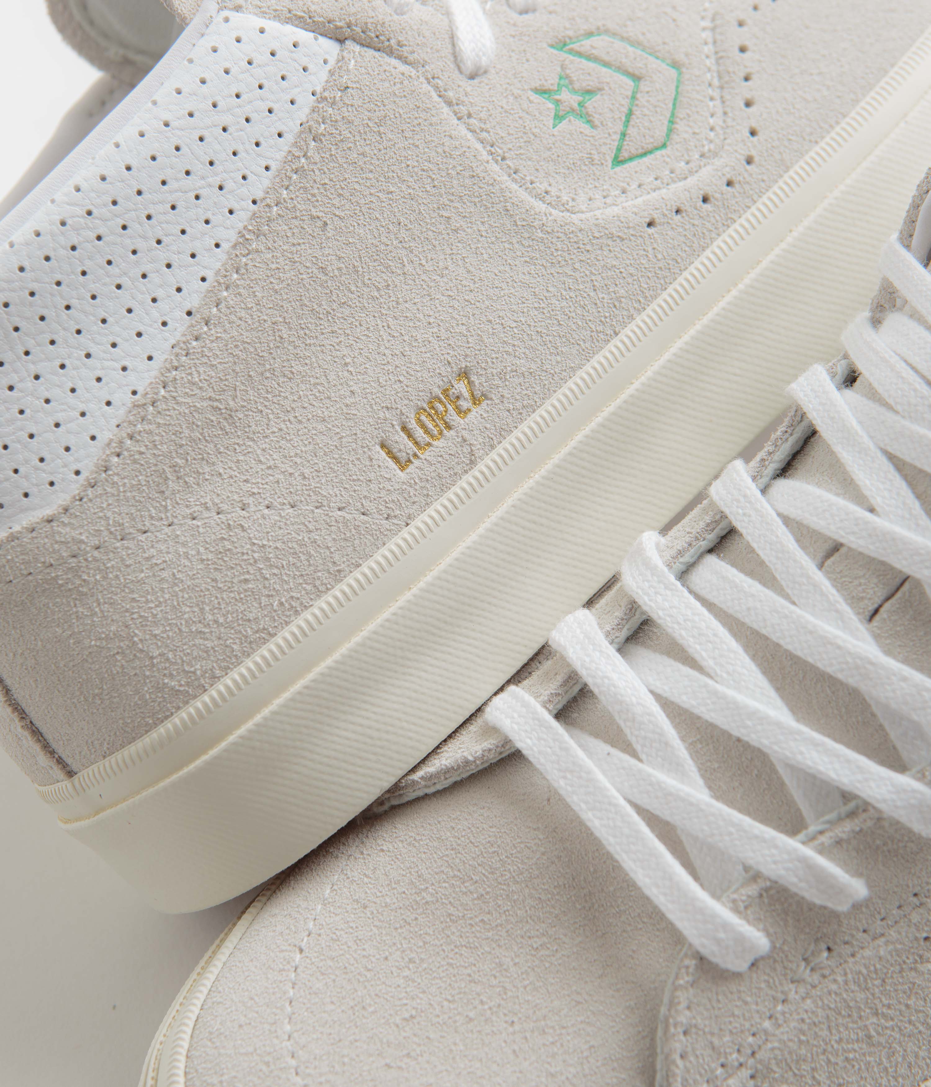 Converse Louie Lopez Pro Mid Shoes - Vaporous Gray / White - Image 3