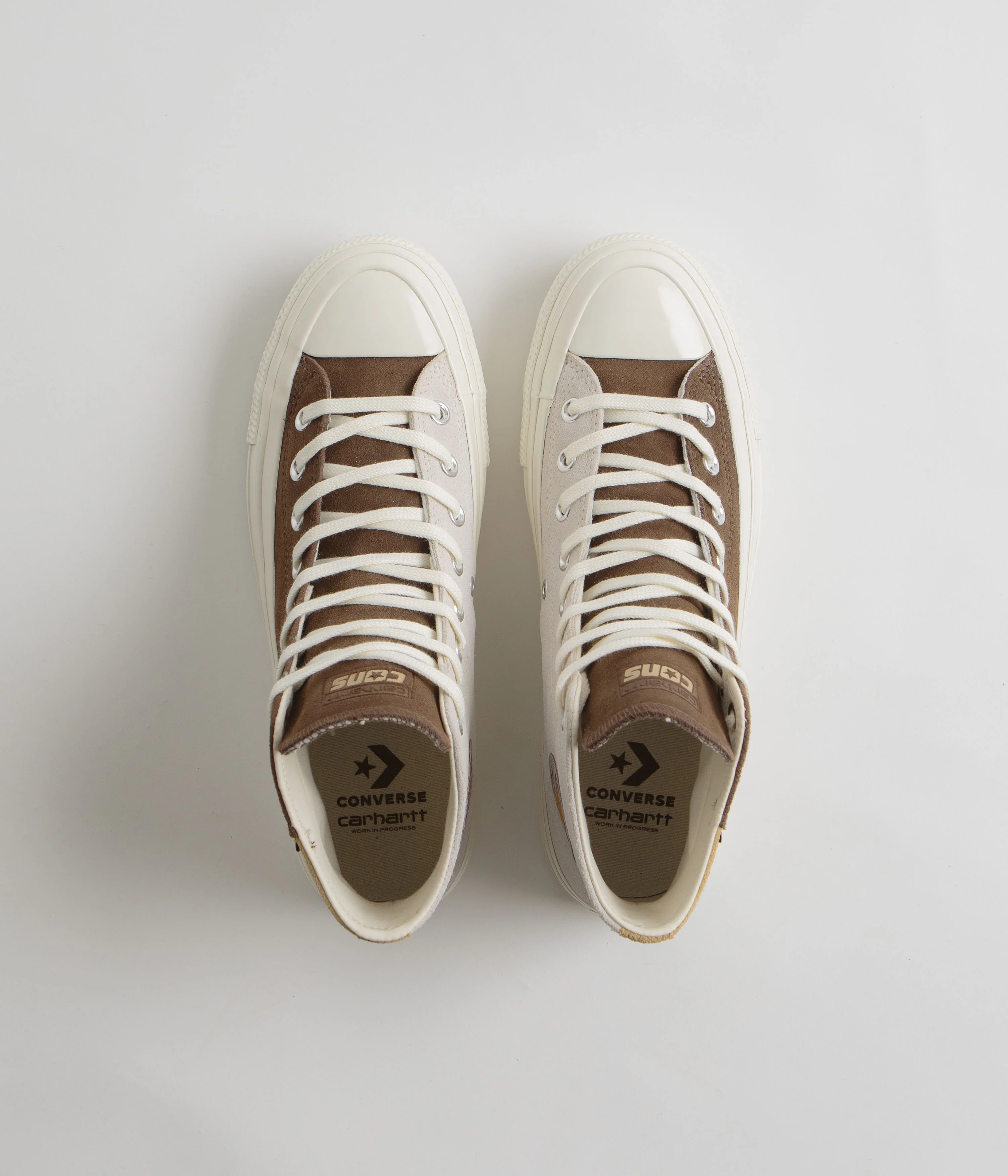 Converse x Carhartt WIP CTAS Pro Shoes - Starfish / Tofu / Dark Earth - Image 7