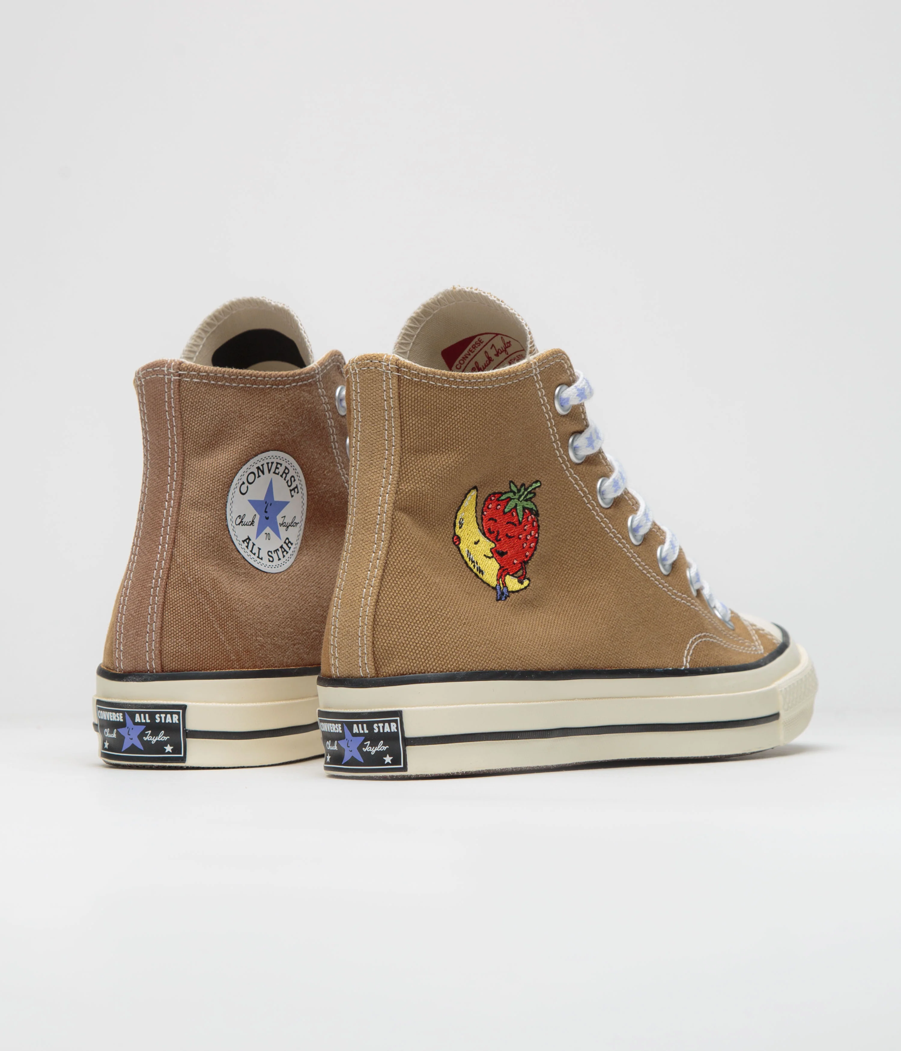 Converse x Sky High Farm Chuck 70 Hi Shoes - Brown / Egret - Image 4