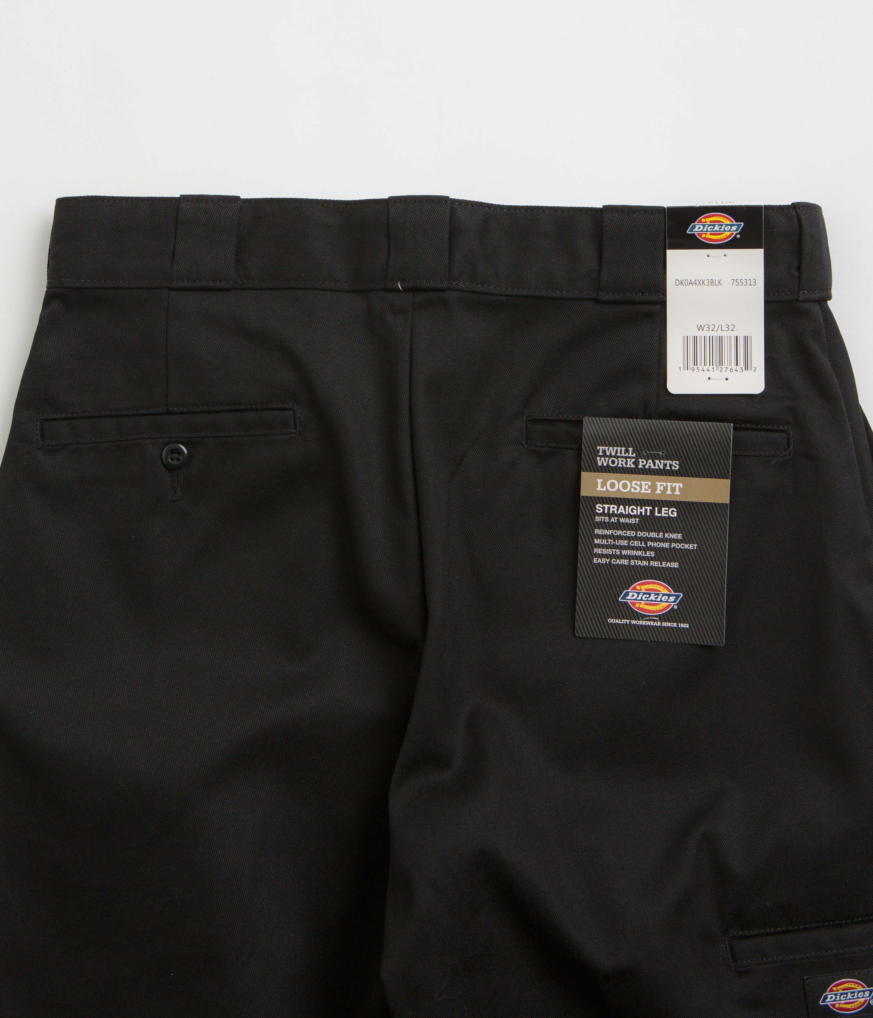 Dickies Double Knee Rec Work Pants - Black - Image 7