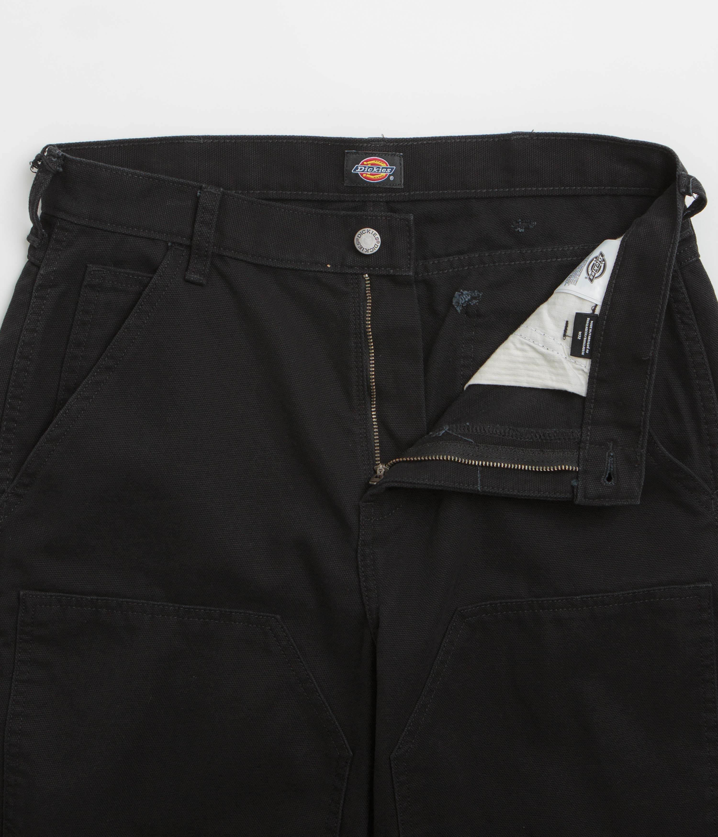 Dickies Duck Canvas Chap Shorts - Stone Washed Black - Image 5