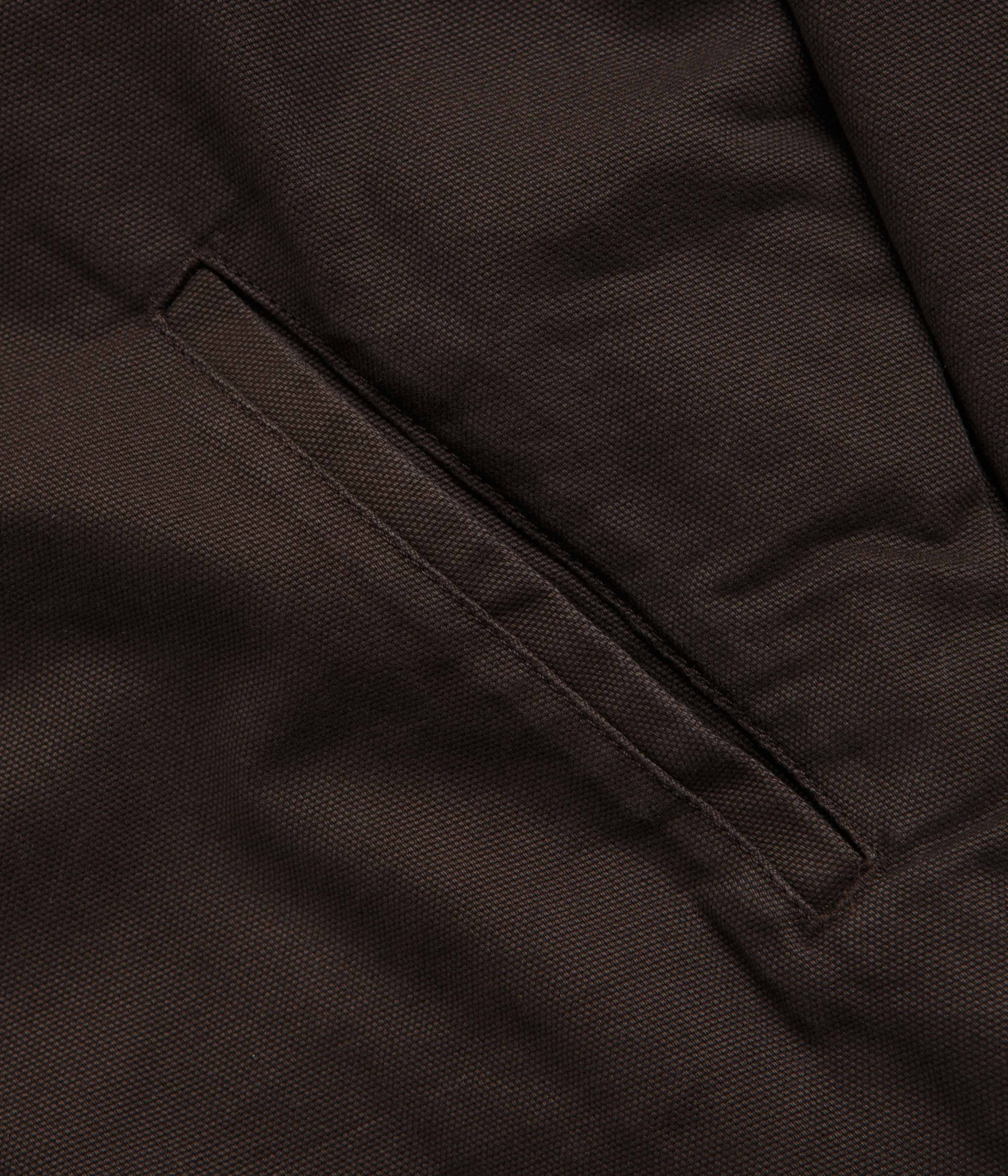 Dickies Duck Canvas Deck Jacket - Dark Brown - Image 5