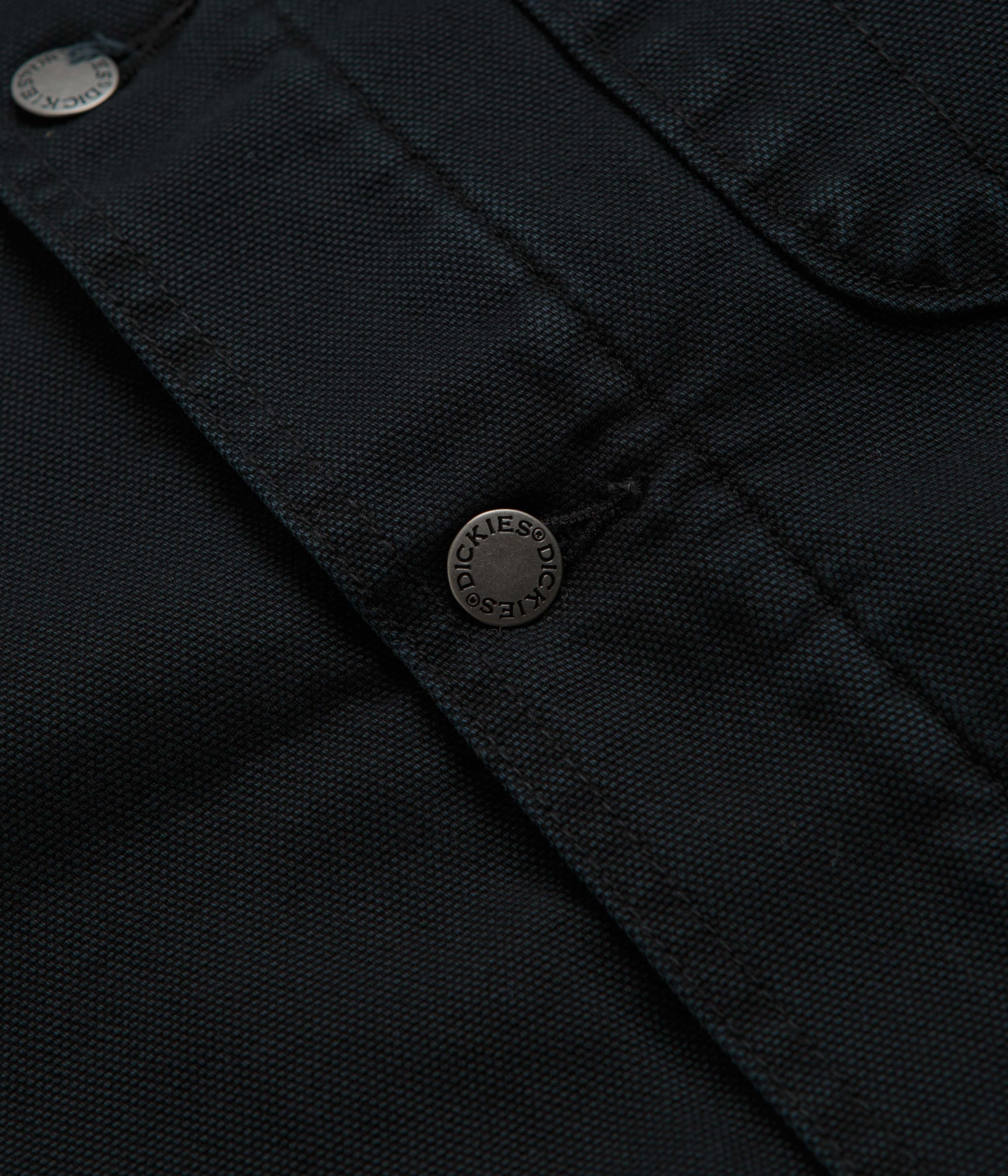 Dickies Duck High Pile Fleece Line Chore Jacket - Black - Image 4