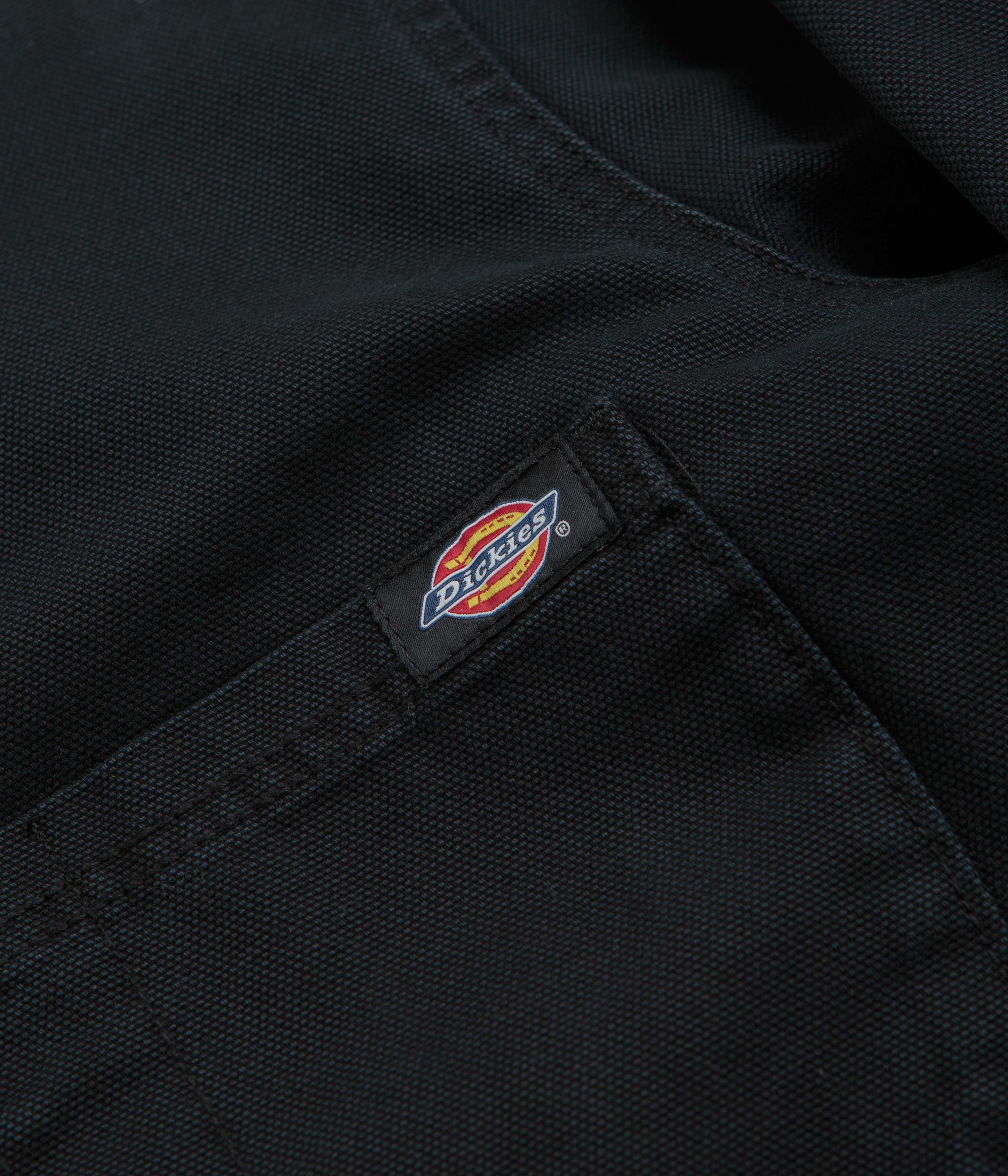 Dickies Duck High Pile Fleece Line Chore Jacket - Black - Image 5