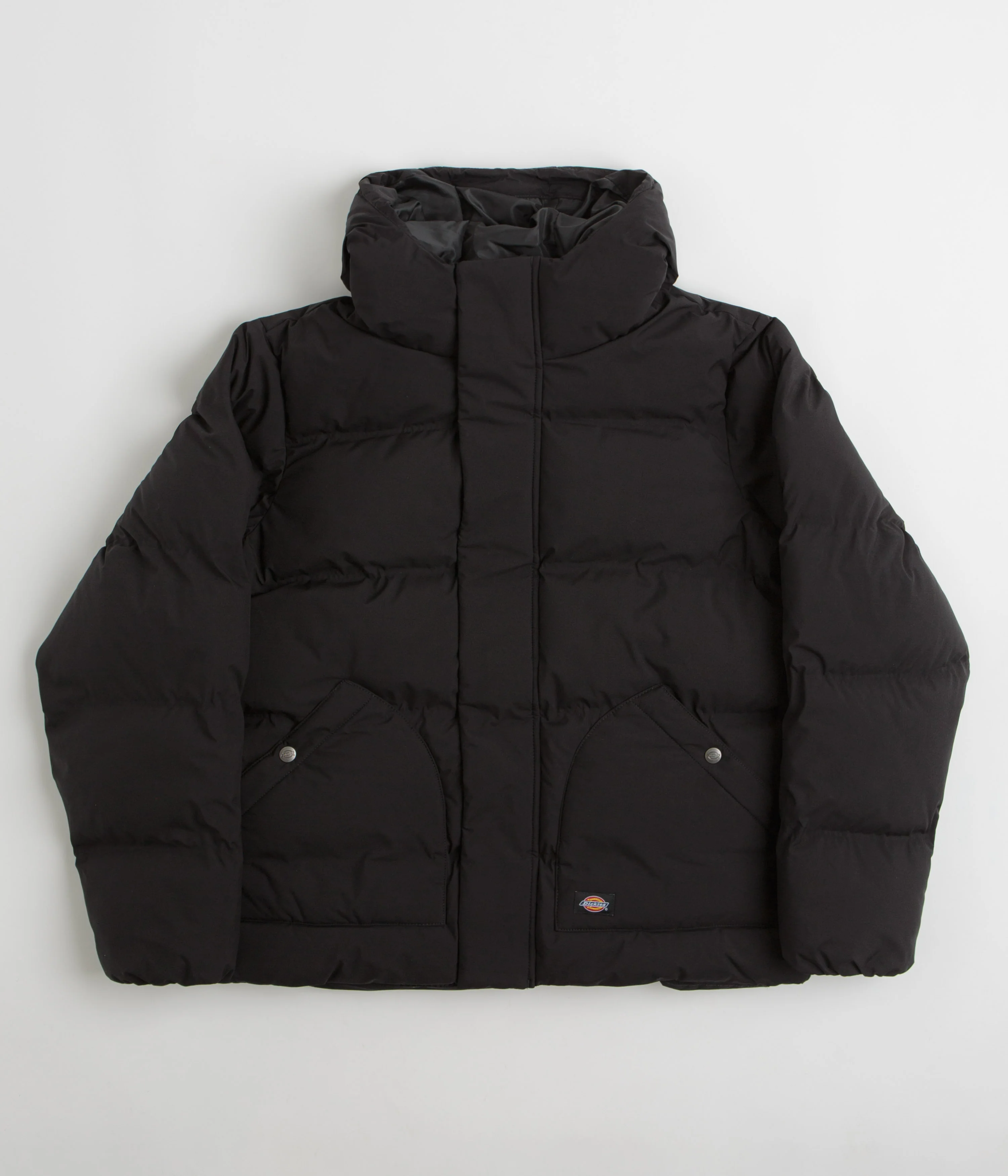 Dickies Eagleville Hooded Puffer Jacket - Black