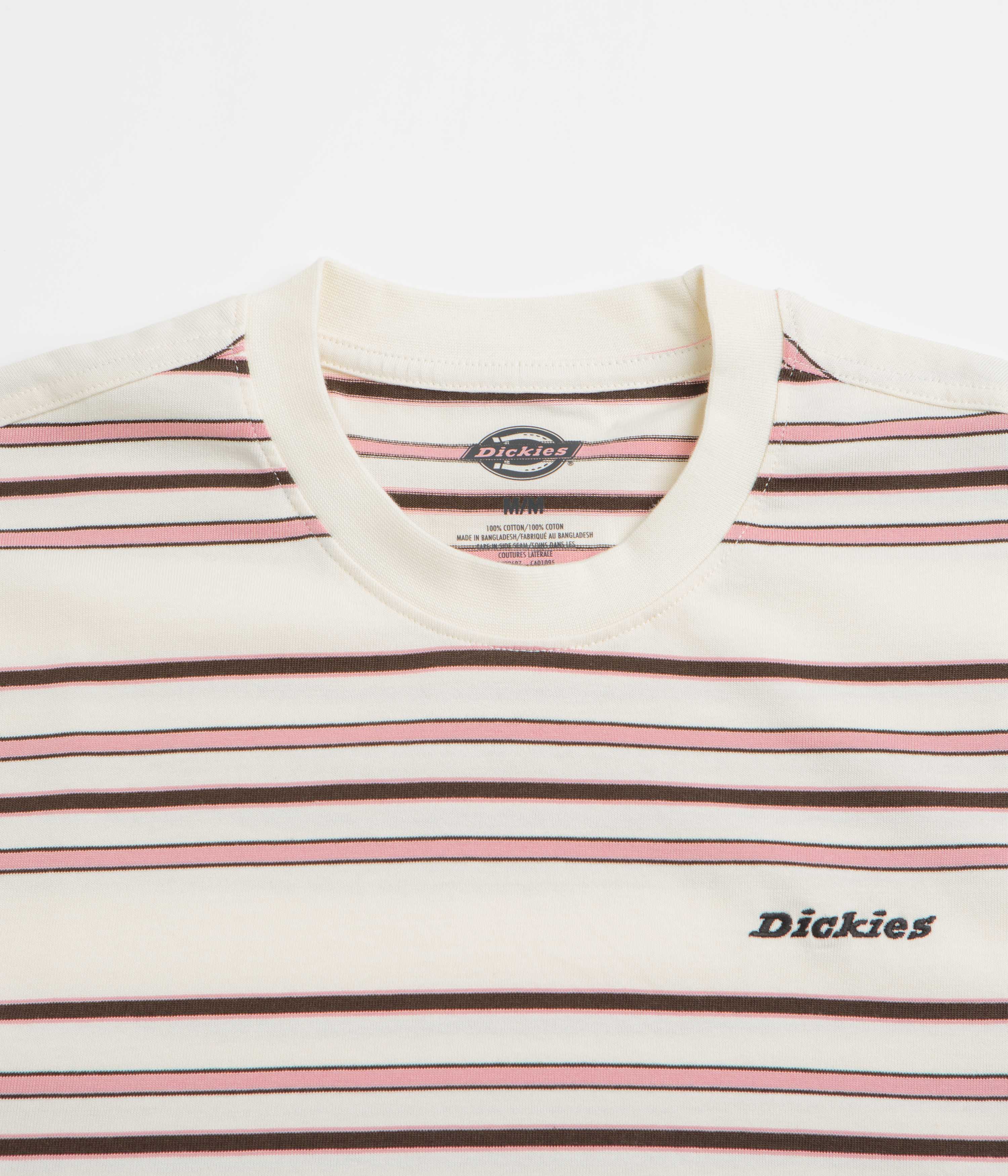 Dickies East Liberty Stripe T-Shirt - Egret - Image 2