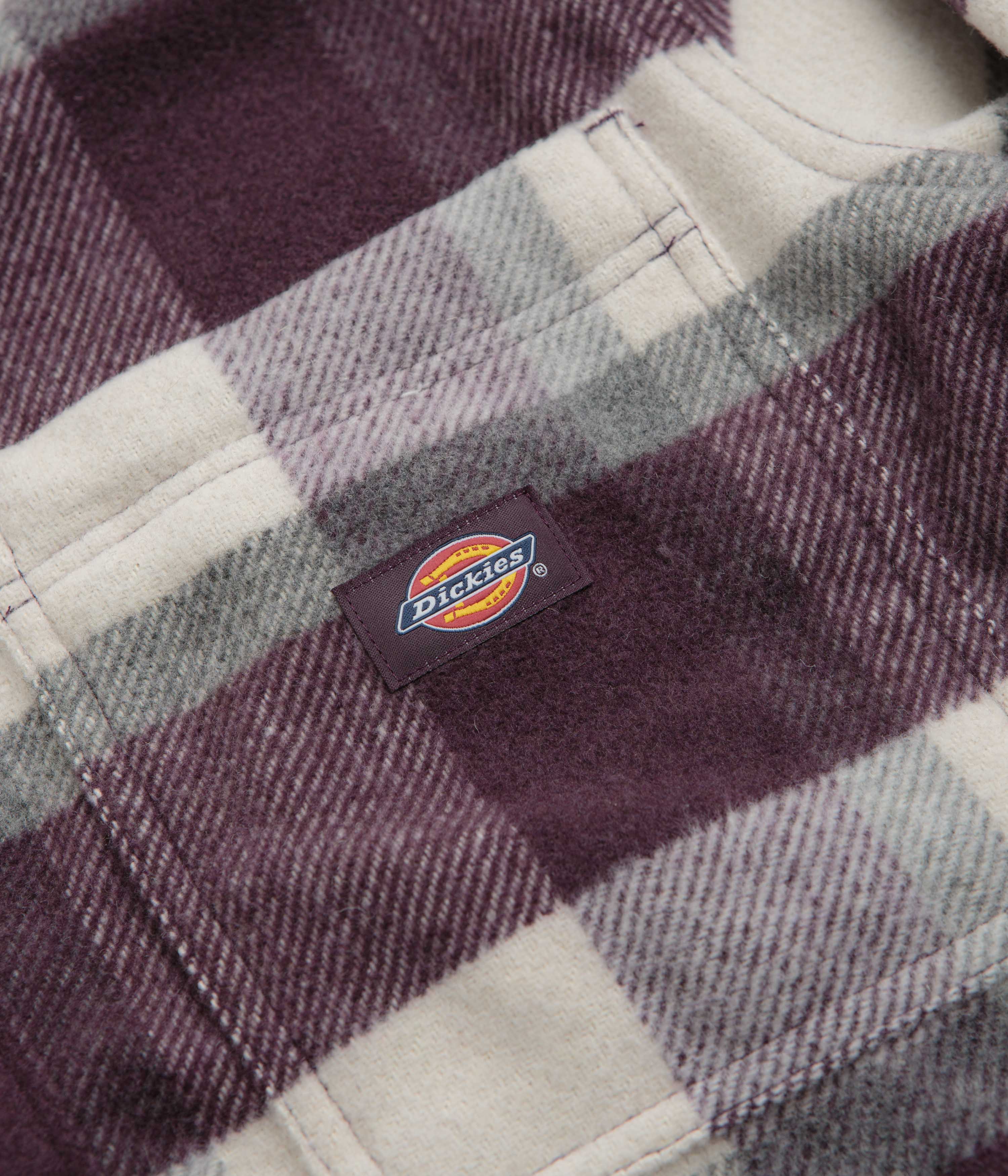 Dickies Plaid Coaling Shirt - Plum Perfect - Image 3