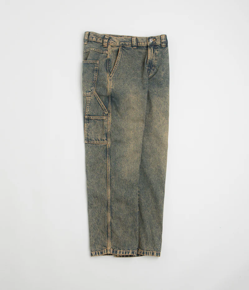 Dickies Stevensville Carpenter Jeans - Yellow Fade Indigo - Image 3
