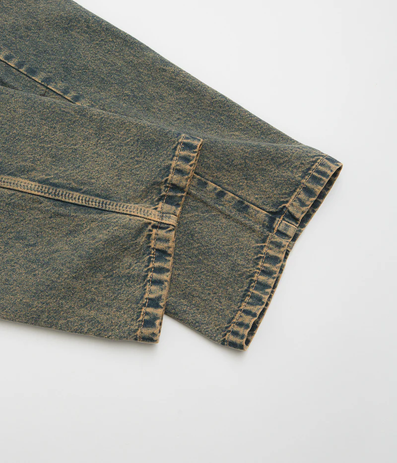 Dickies Stevensville Carpenter Jeans - Yellow Fade Indigo - Image 9