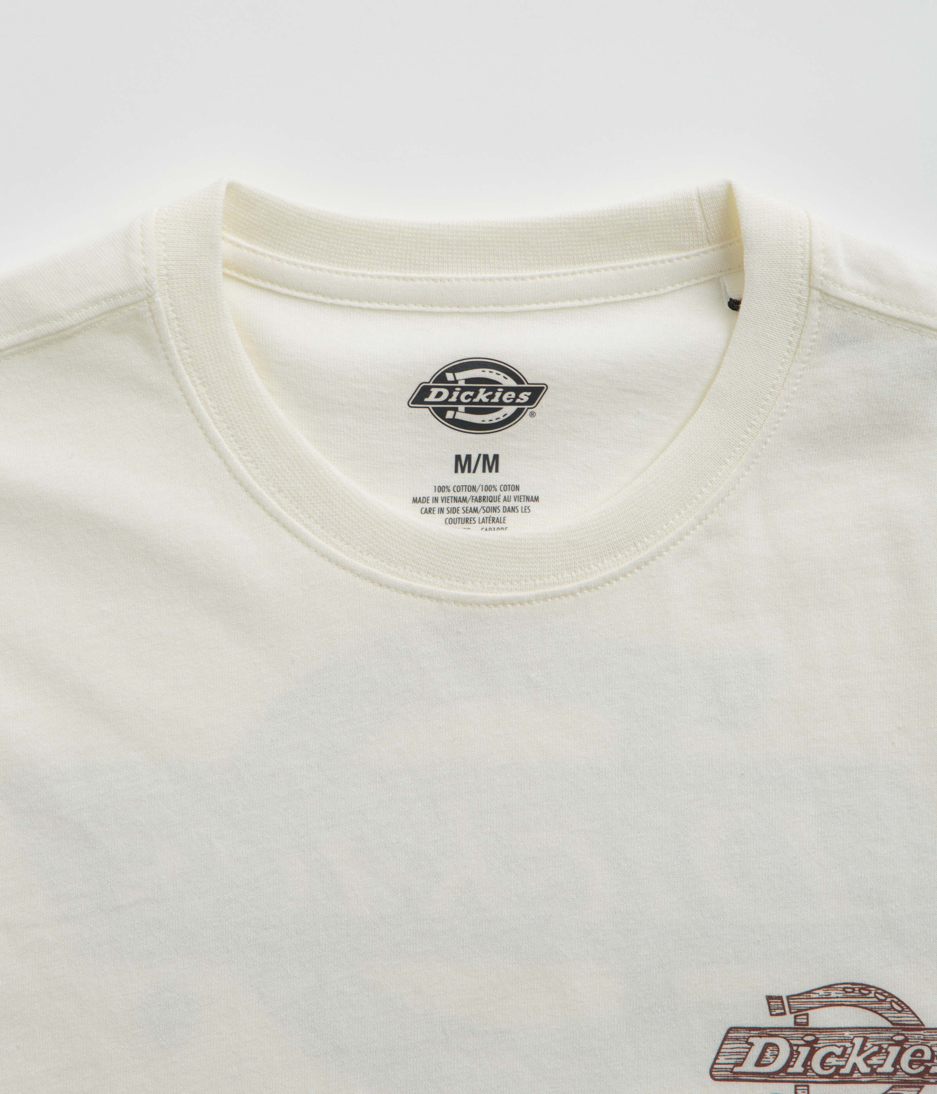 Dickies Wood Logo T-Shirt - Egret - Image 4