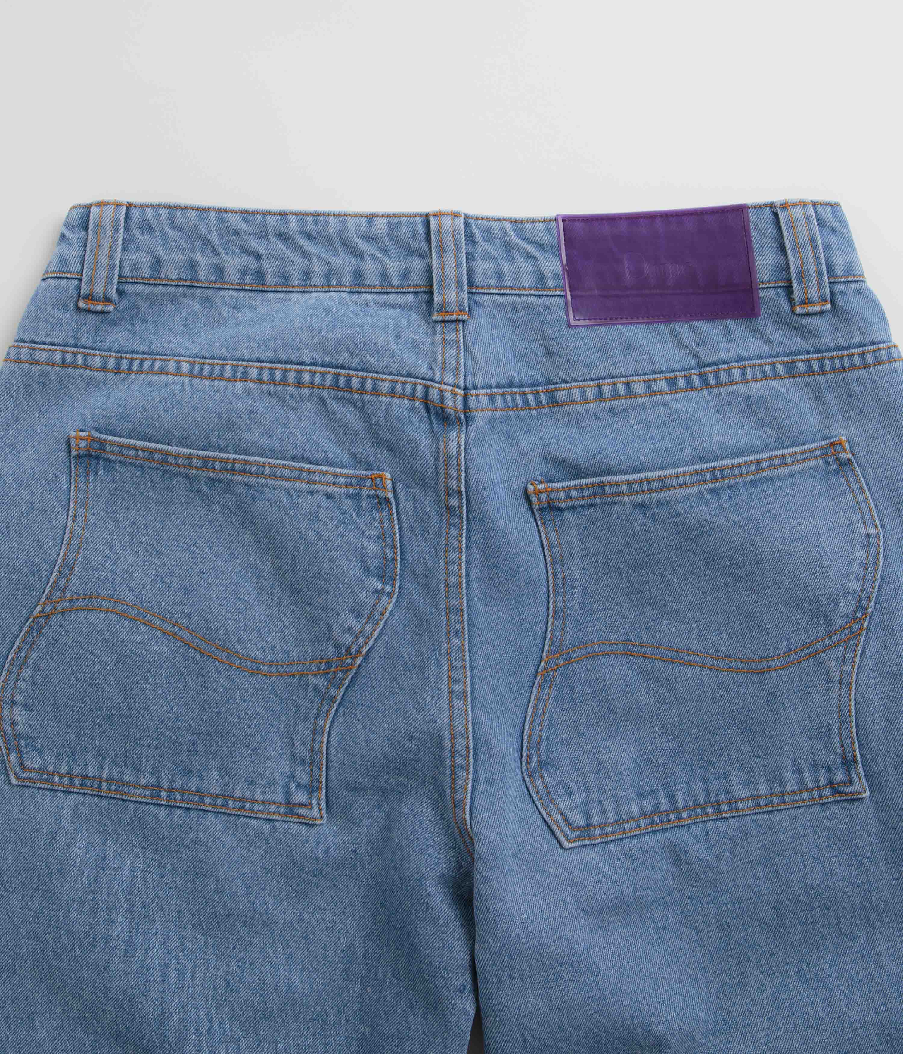 Dime Classic Baggy Jeans - Blue Washed - Image 6