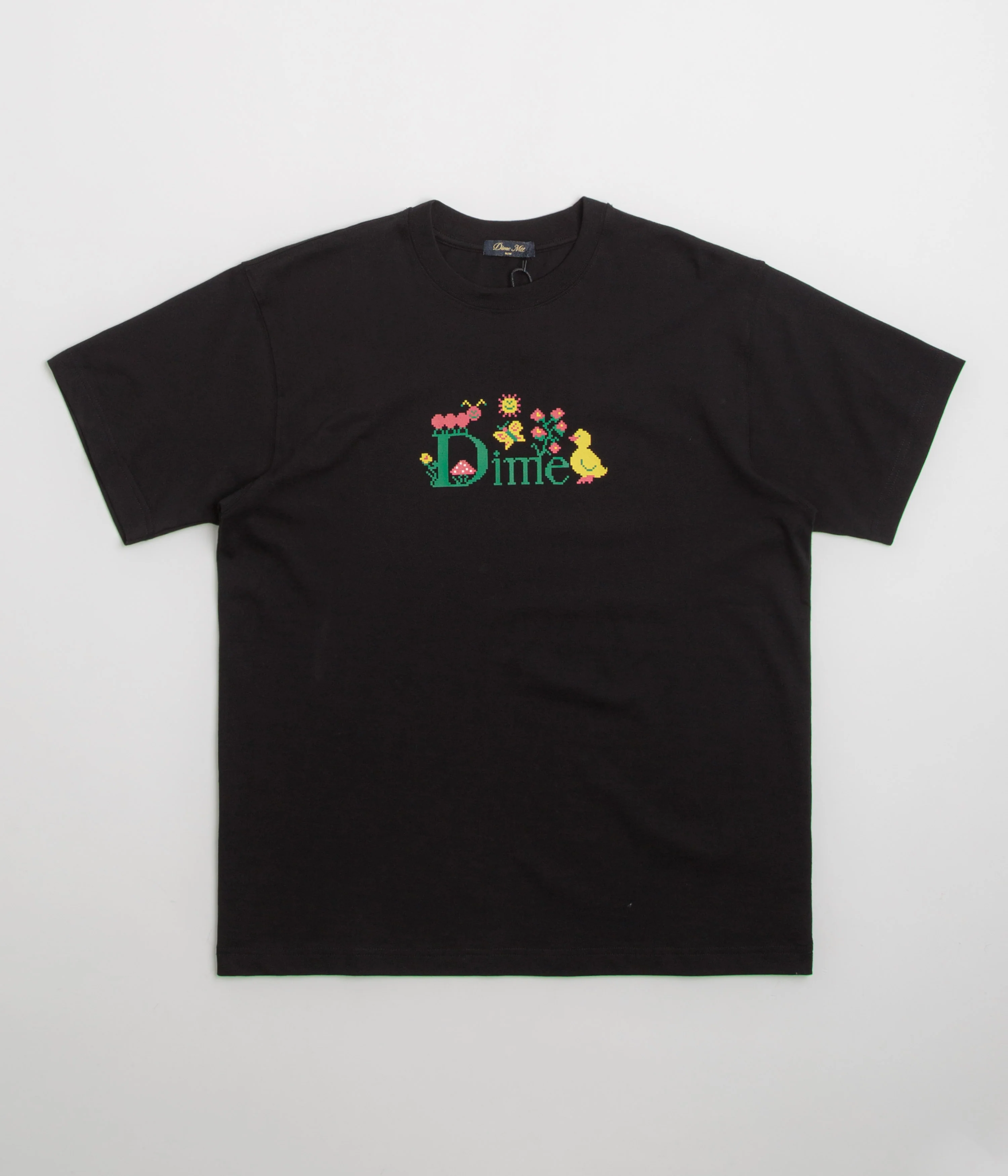 Dime Classic Cross Stitch T-Shirt - Black
