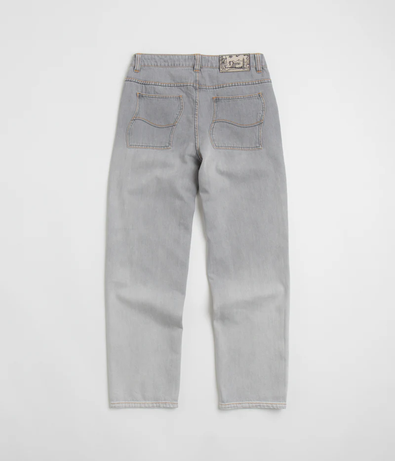Dime Classic Relaxed Jeans - Dipped Sandblasted Grey - Image 3