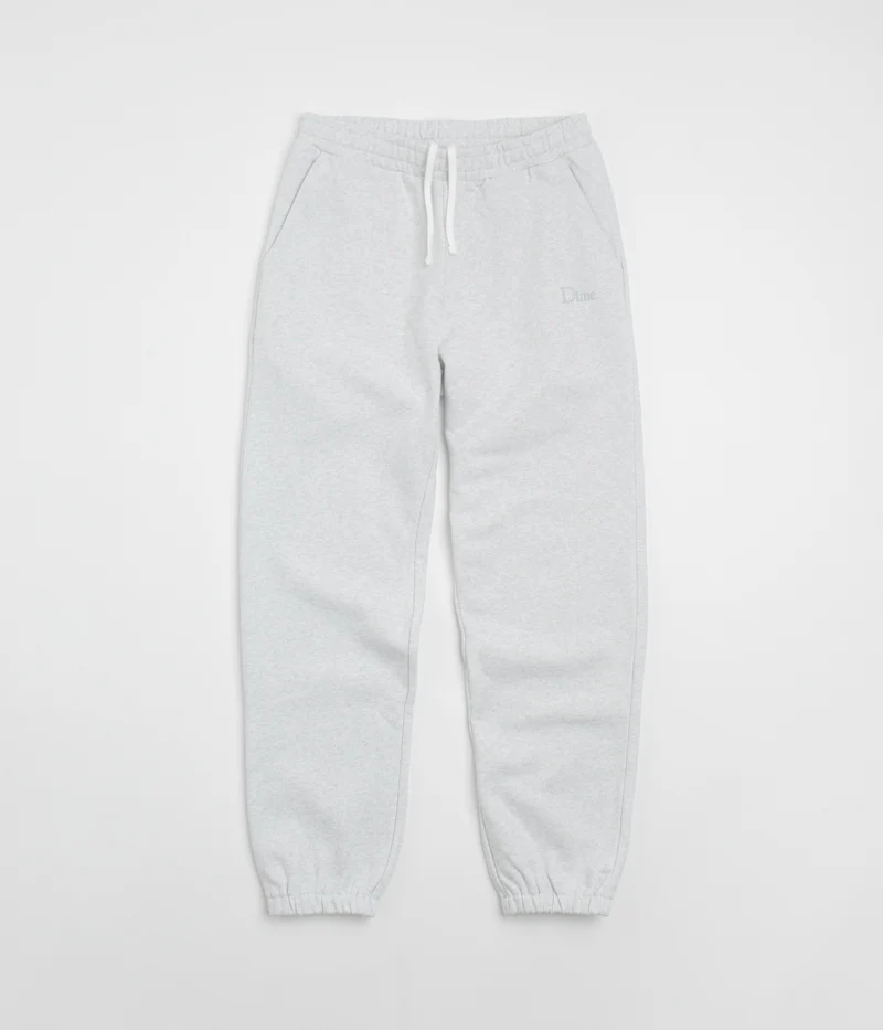 Dime Classic Small Logo Sweatpants - Ash