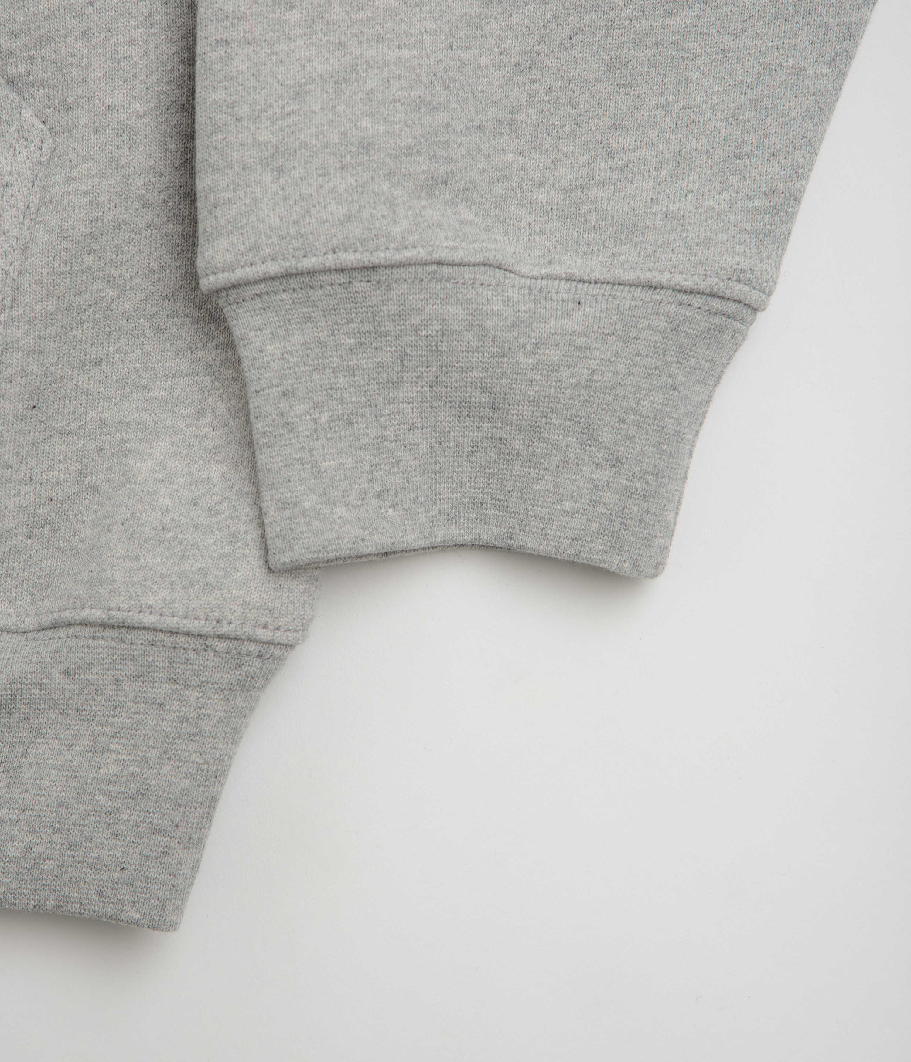 Dime Cursive Hoodie - Heather Grey - Pink - Image 4