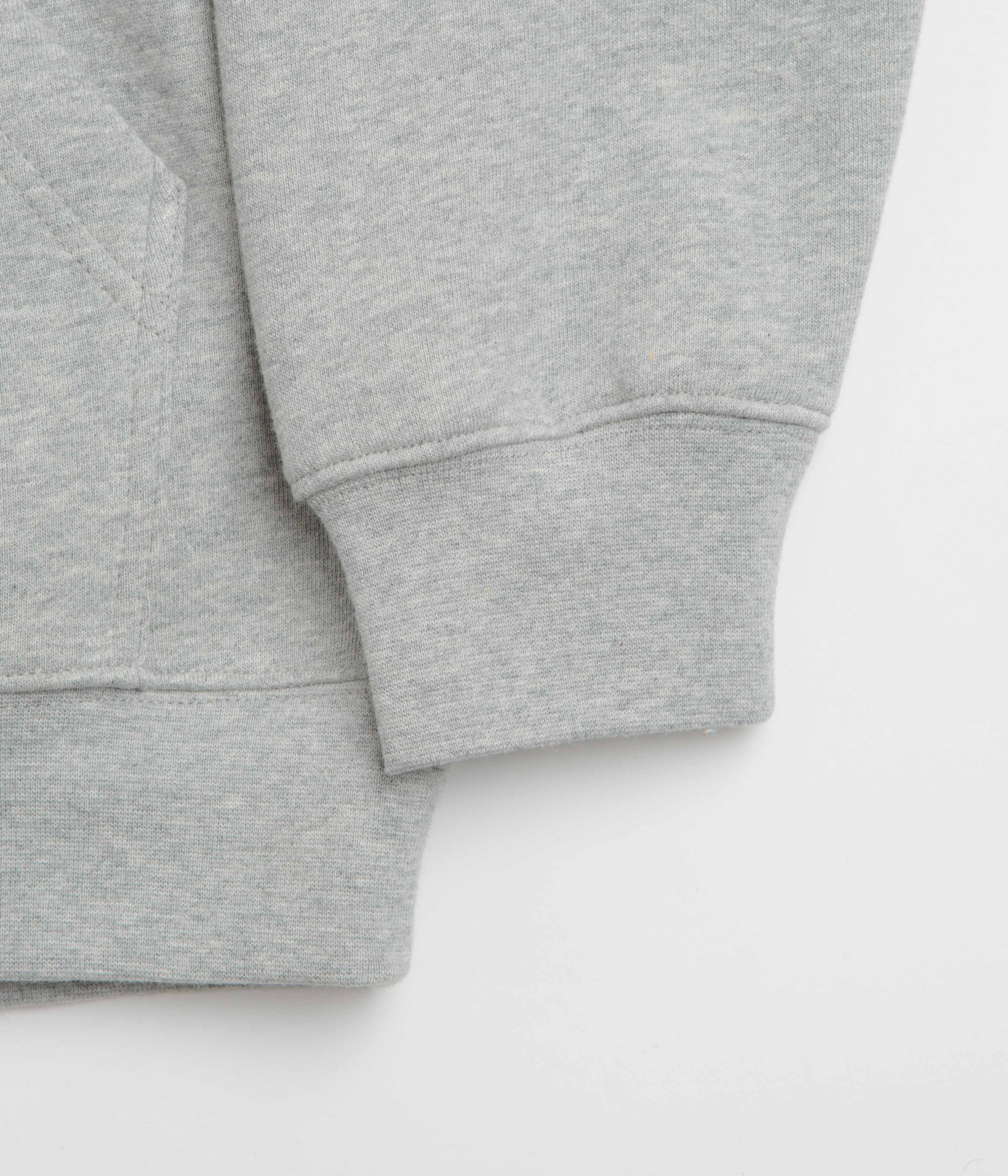 Dime Cursive Logo Hoodie - Heather Grey - Image 4