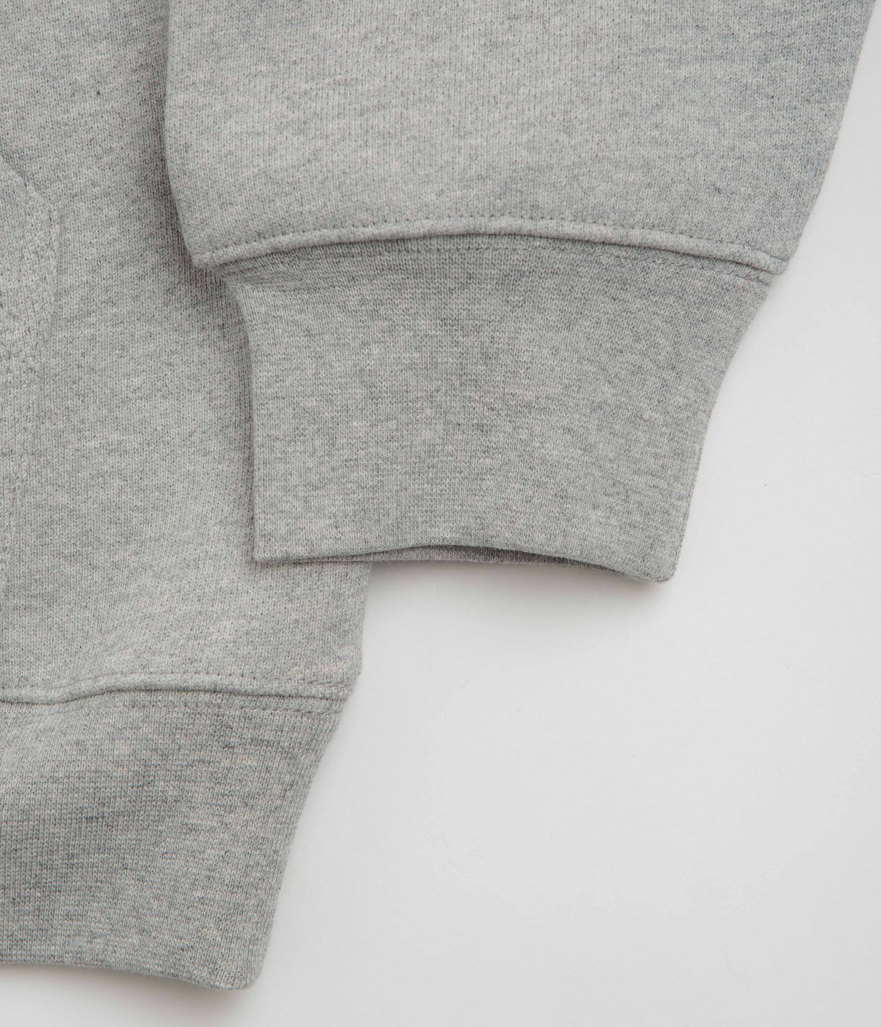 Dime Cursive Small Logo Hoodie - Heather Grey - Image 4
