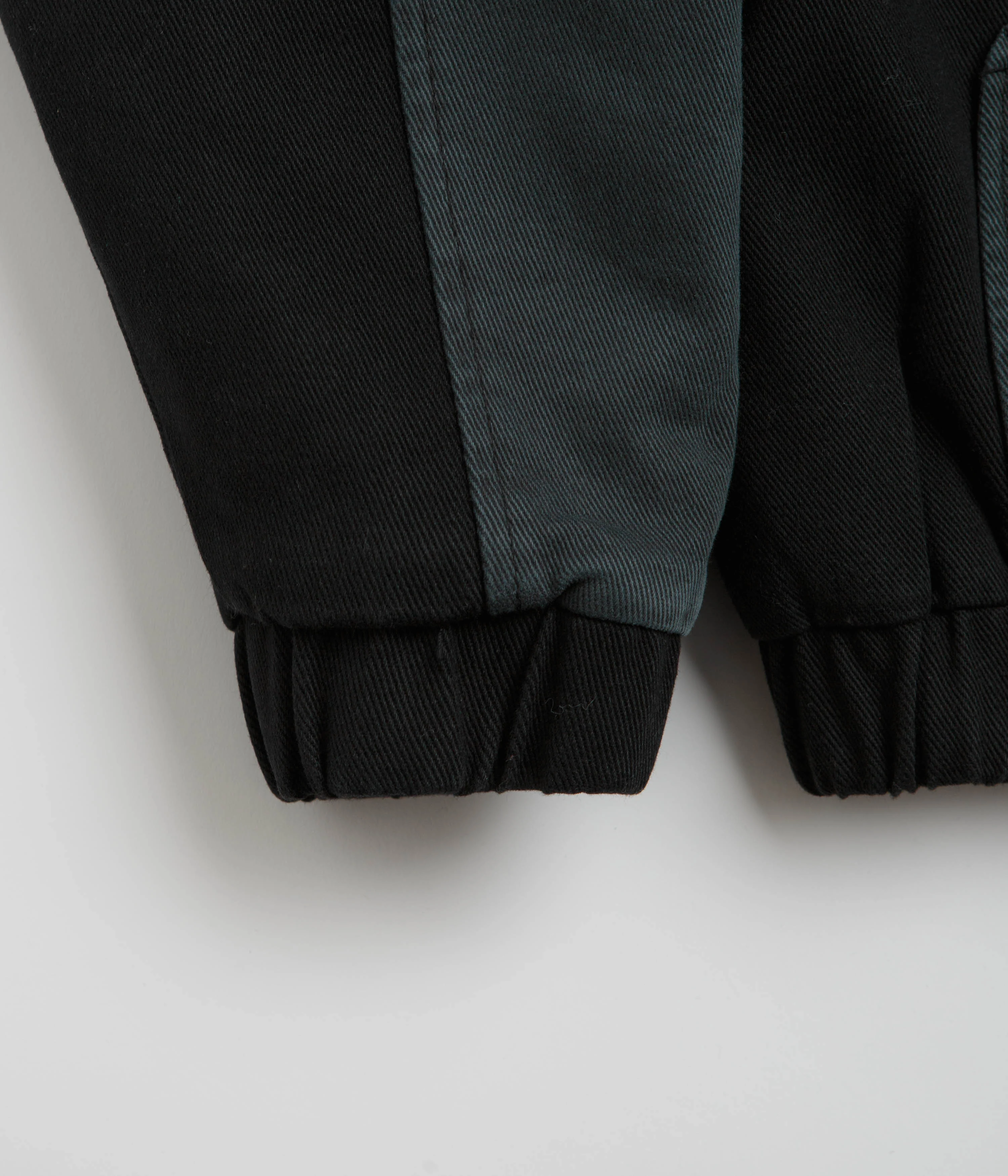 Dime Panel Denim Hooded Bomber Jacket - Charcoal - Image 3