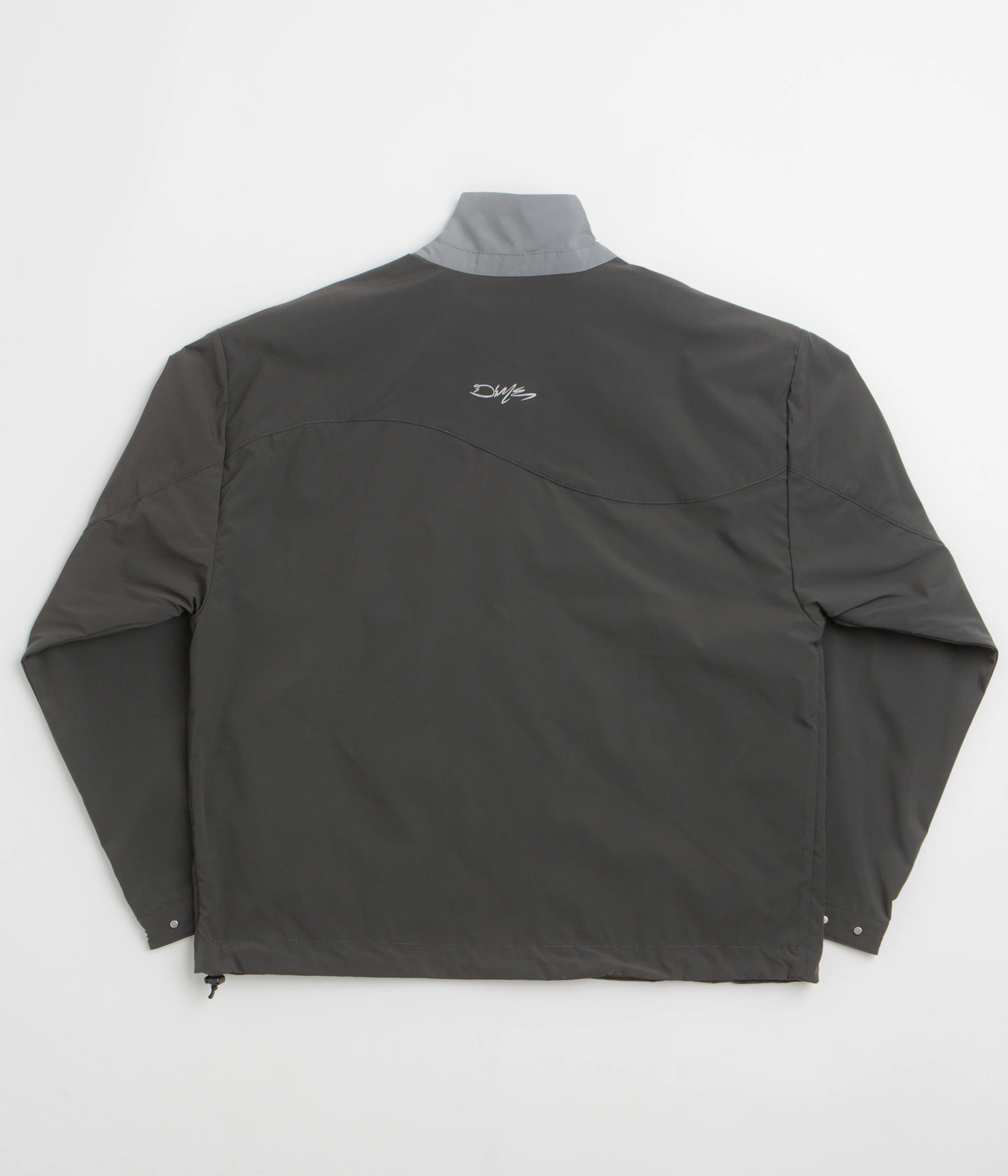 Dime Two Tone Windbreaker Jacket - Charcoal - Image 3