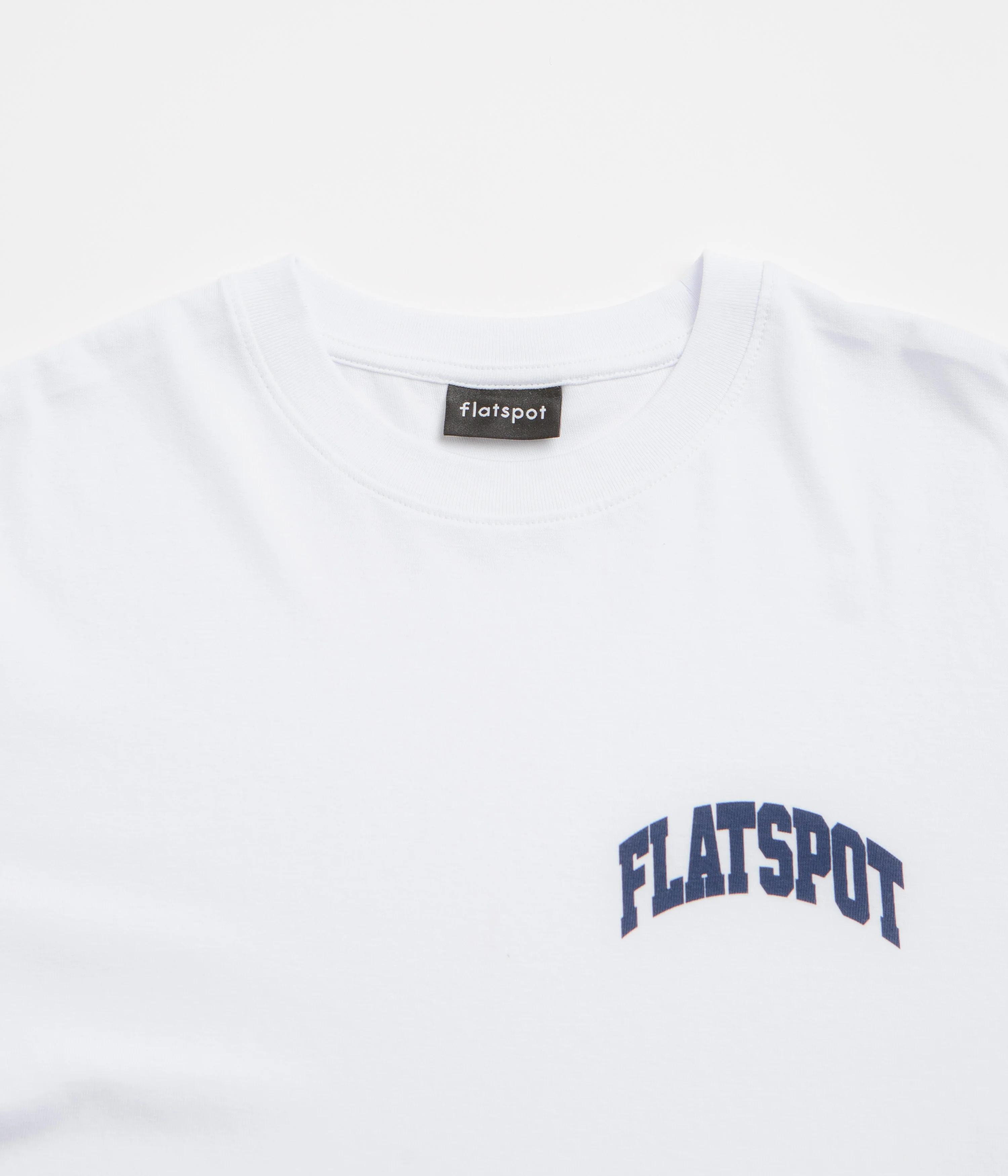 flatspot Collegiate T-Shirt - White - Image 2