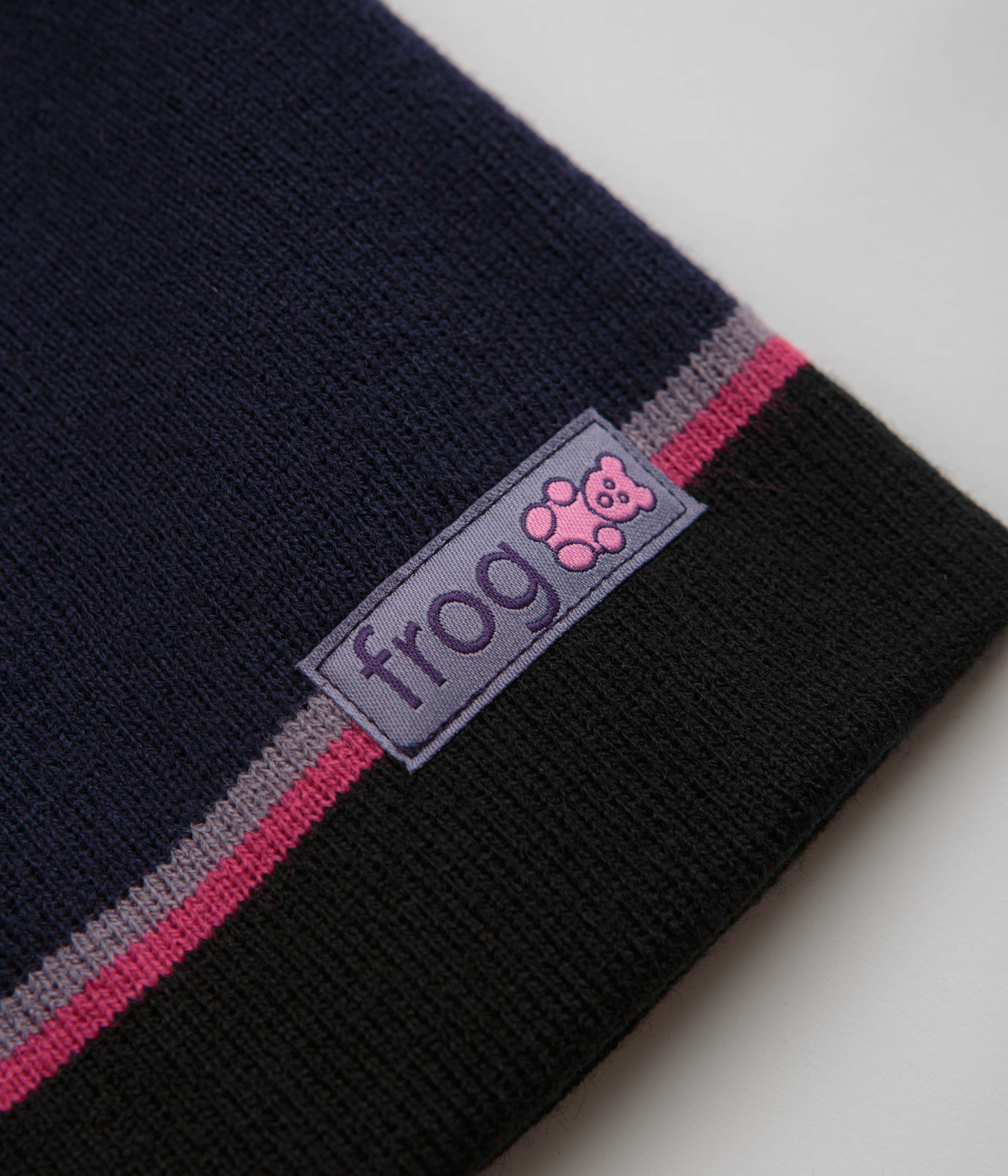 Frog Teddy Beanie - Navy - Image 2