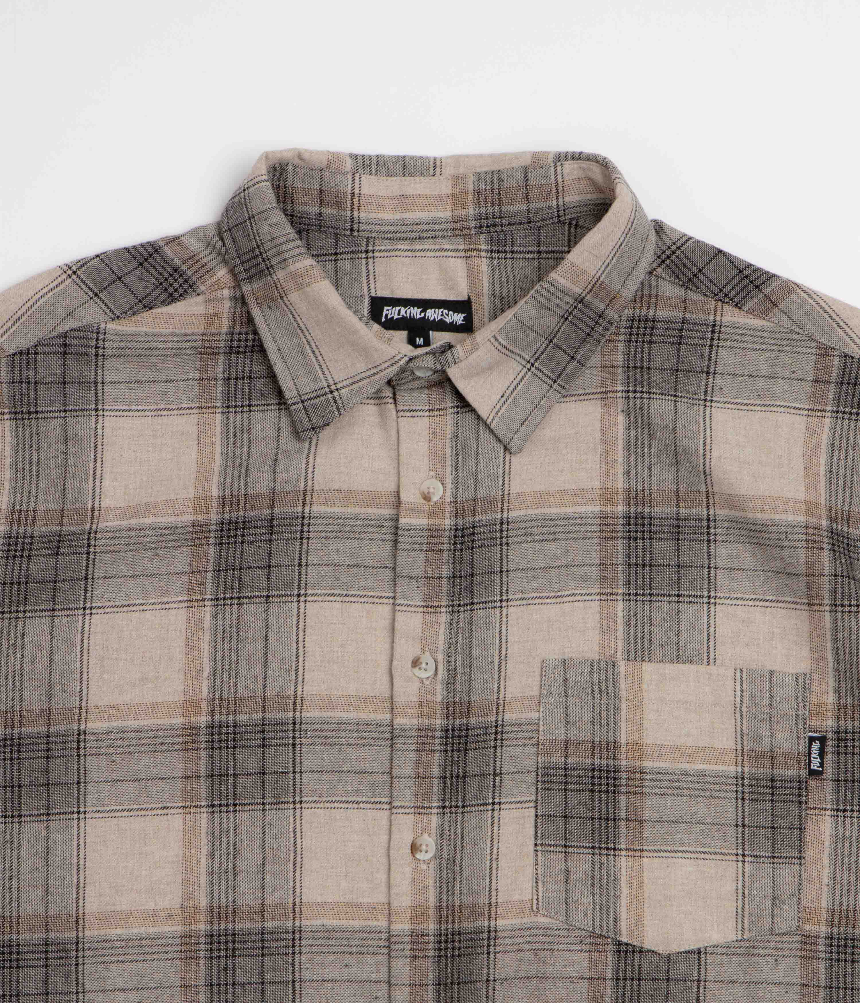 Fucking Awesome Blake's Short Sleeve Shirt  - Light Brown - Image 2