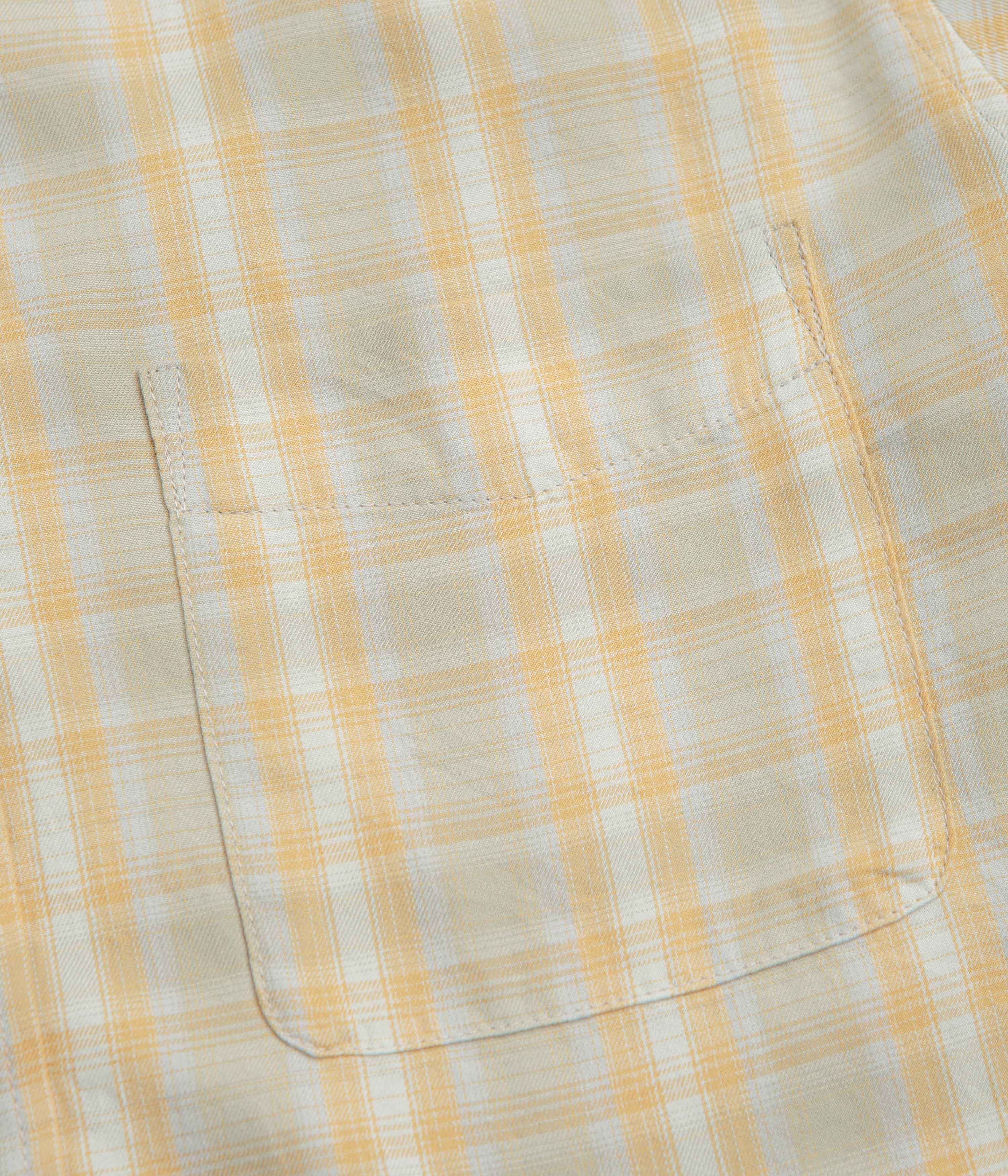 Gramicci Ombre Short Sleeve Shirt - Mustard - Image 5