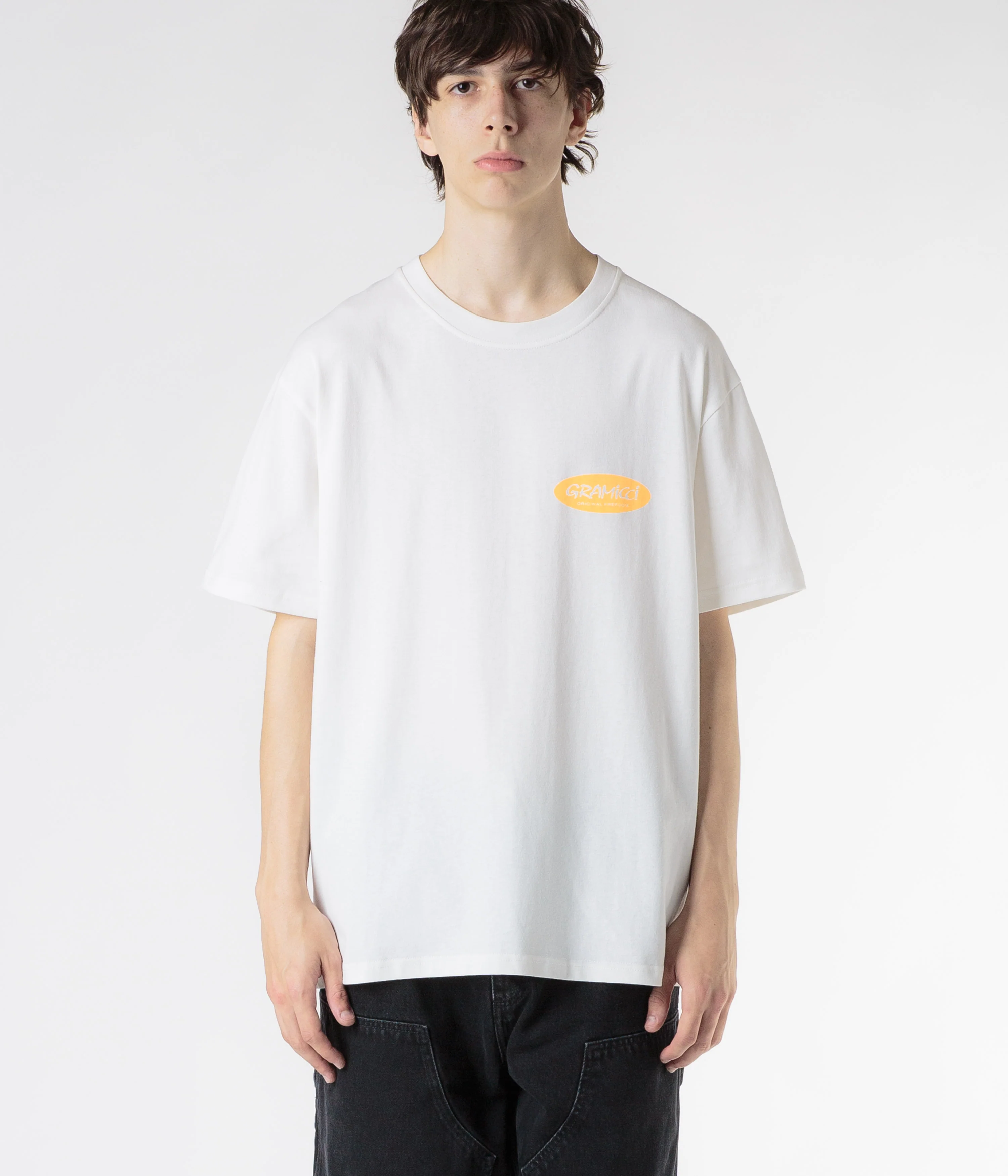 Gramicci Original Freedom Oval T-Shirt - White - Image 6