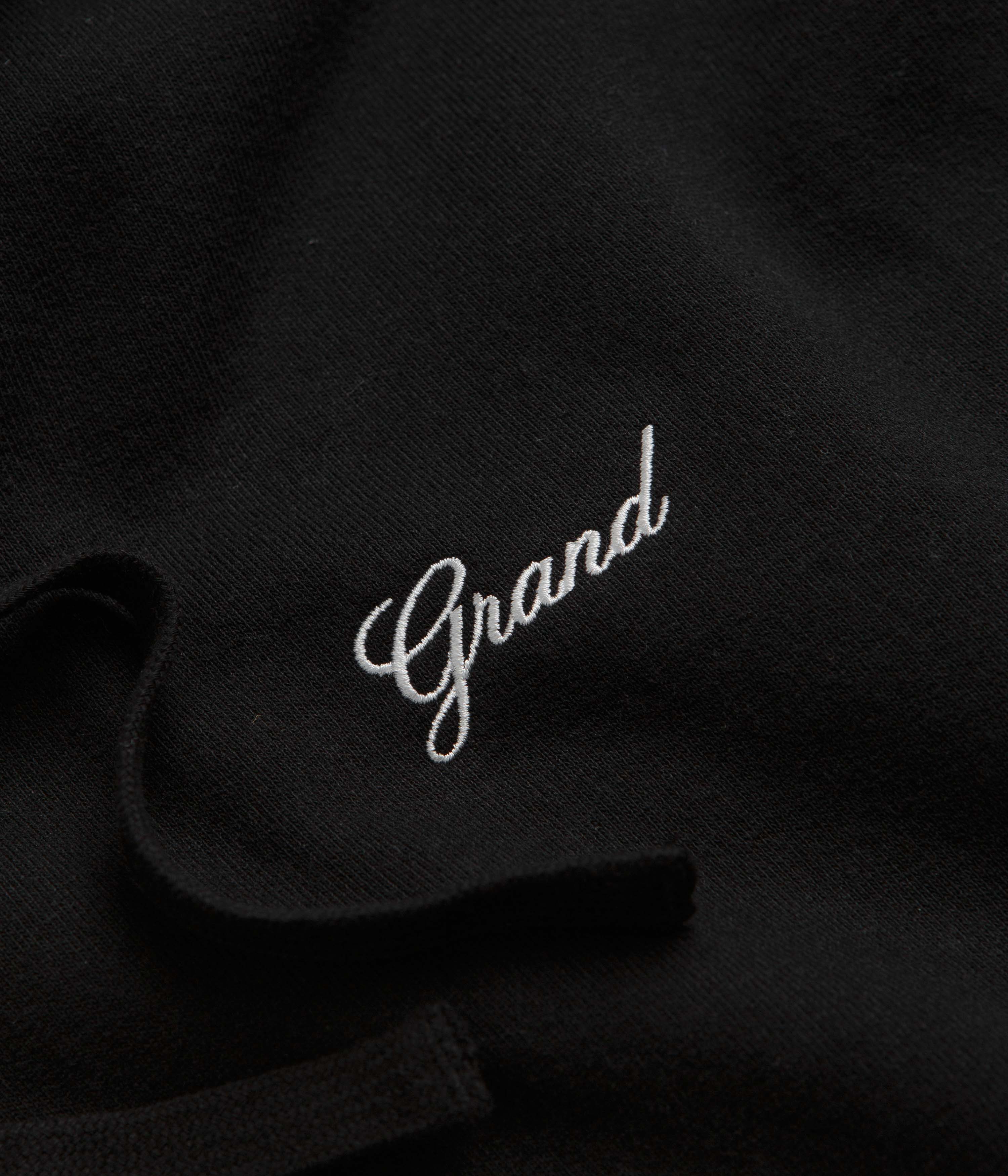 Grand Collection Script Hoodie - Black / Black - Image 3