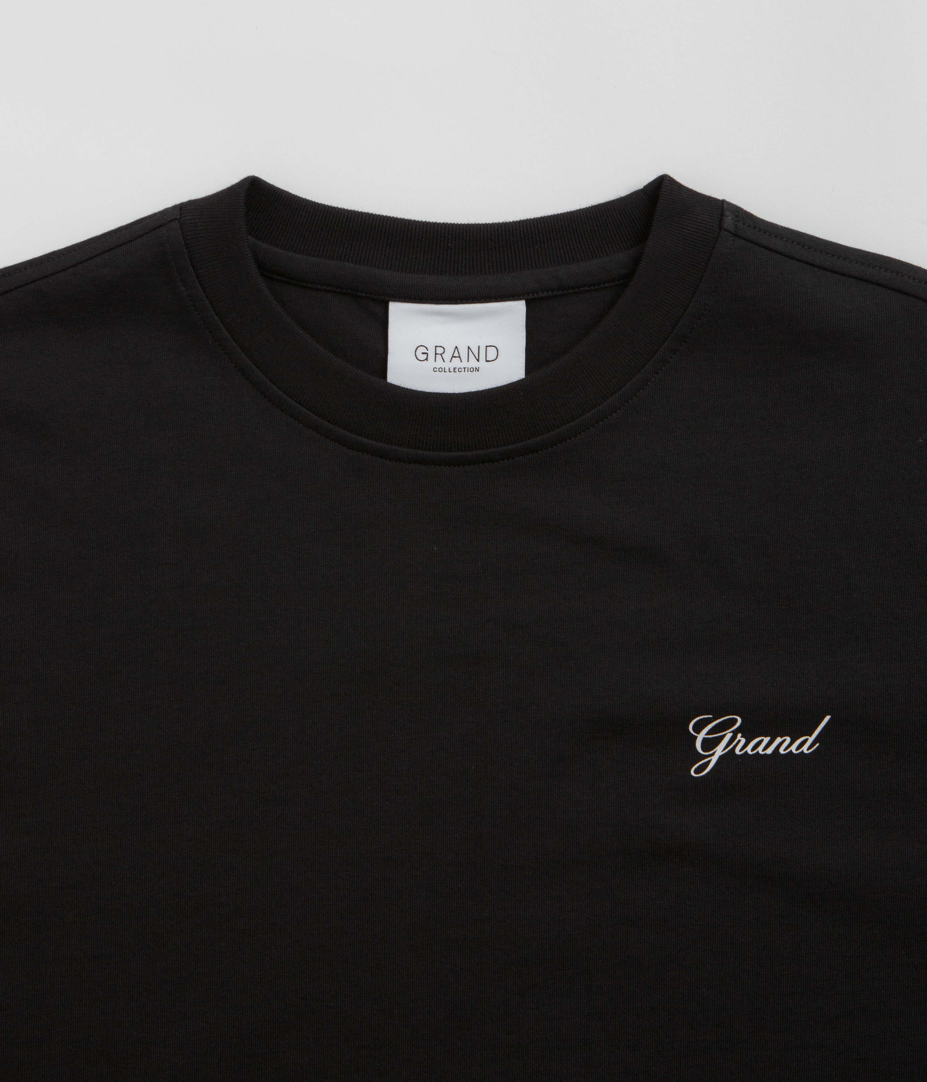 Grand Collection Script T-Shirt - Black / Black - Image 3