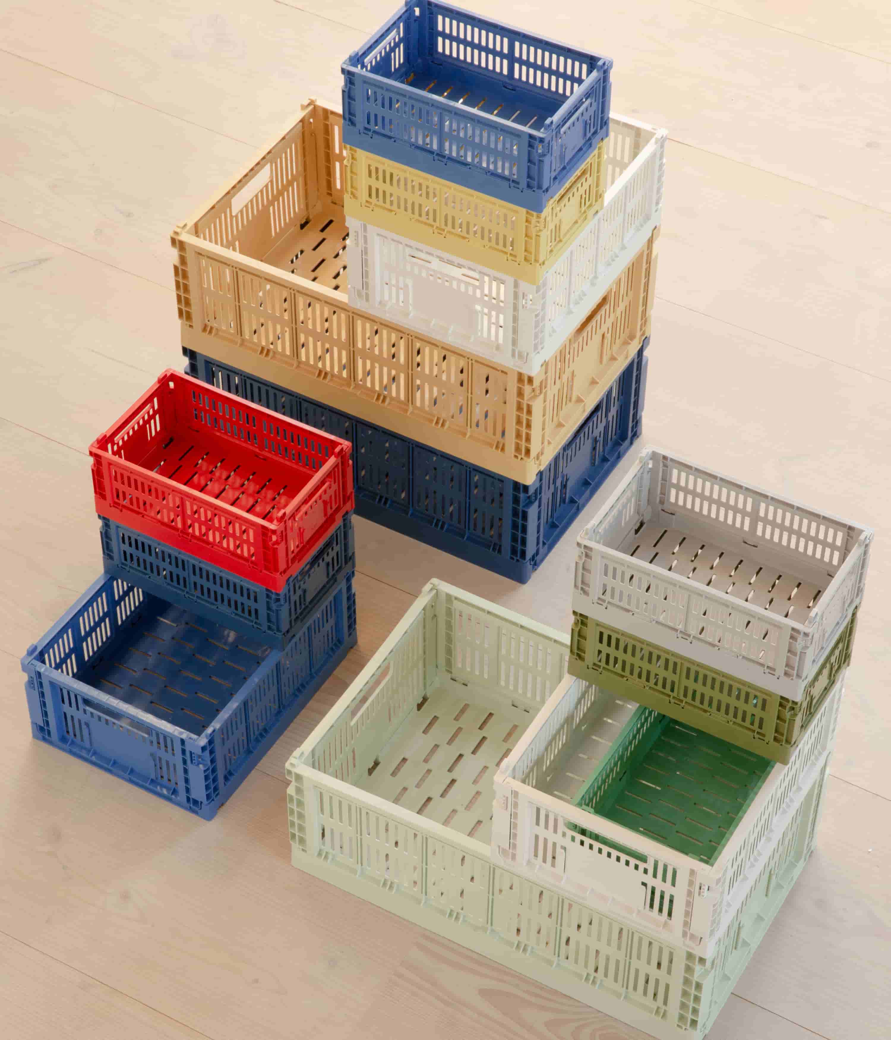 HAY Small Colour Crate - Sky Blue - Image 2