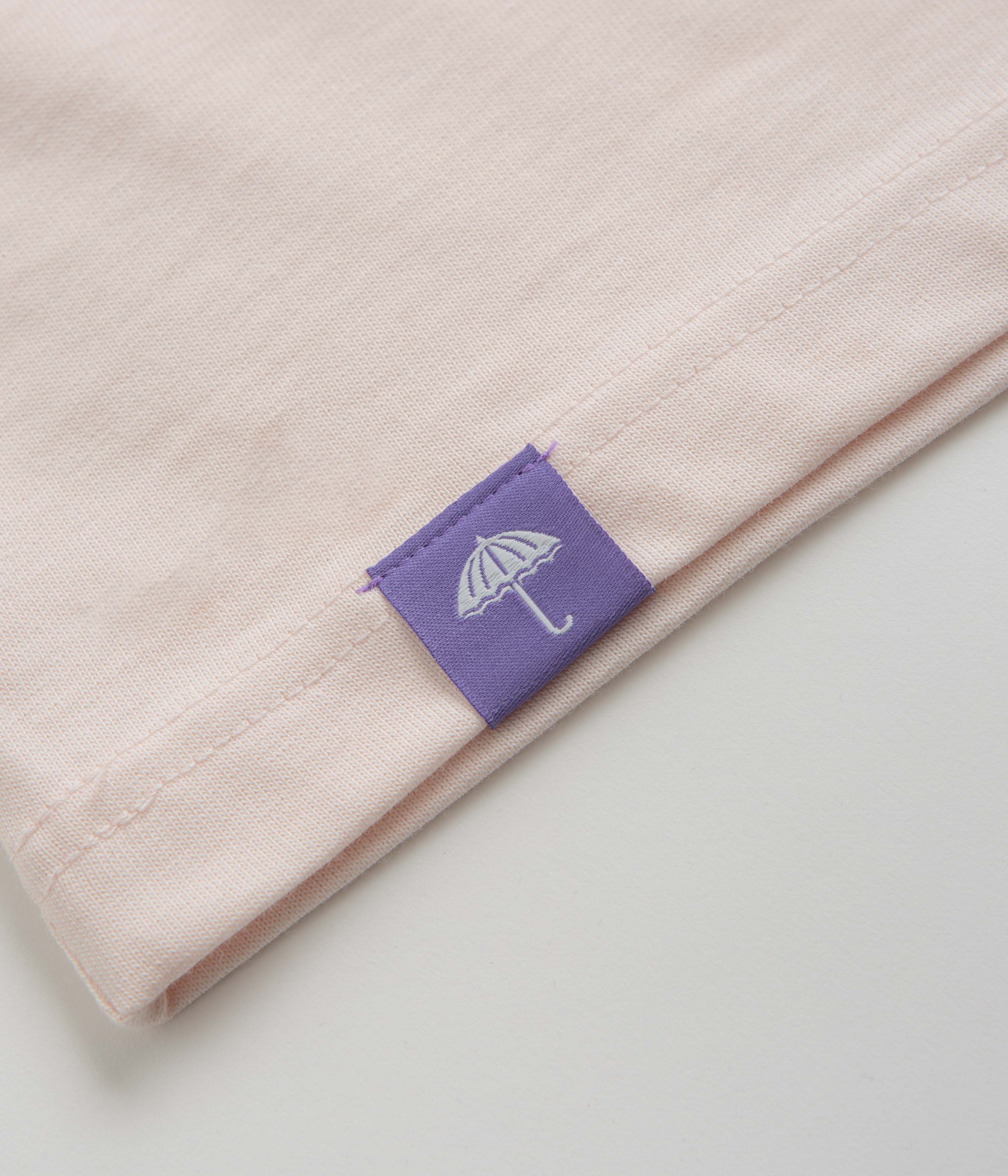 Helas Brush T-Shirt - Pastel Pink - Image 6