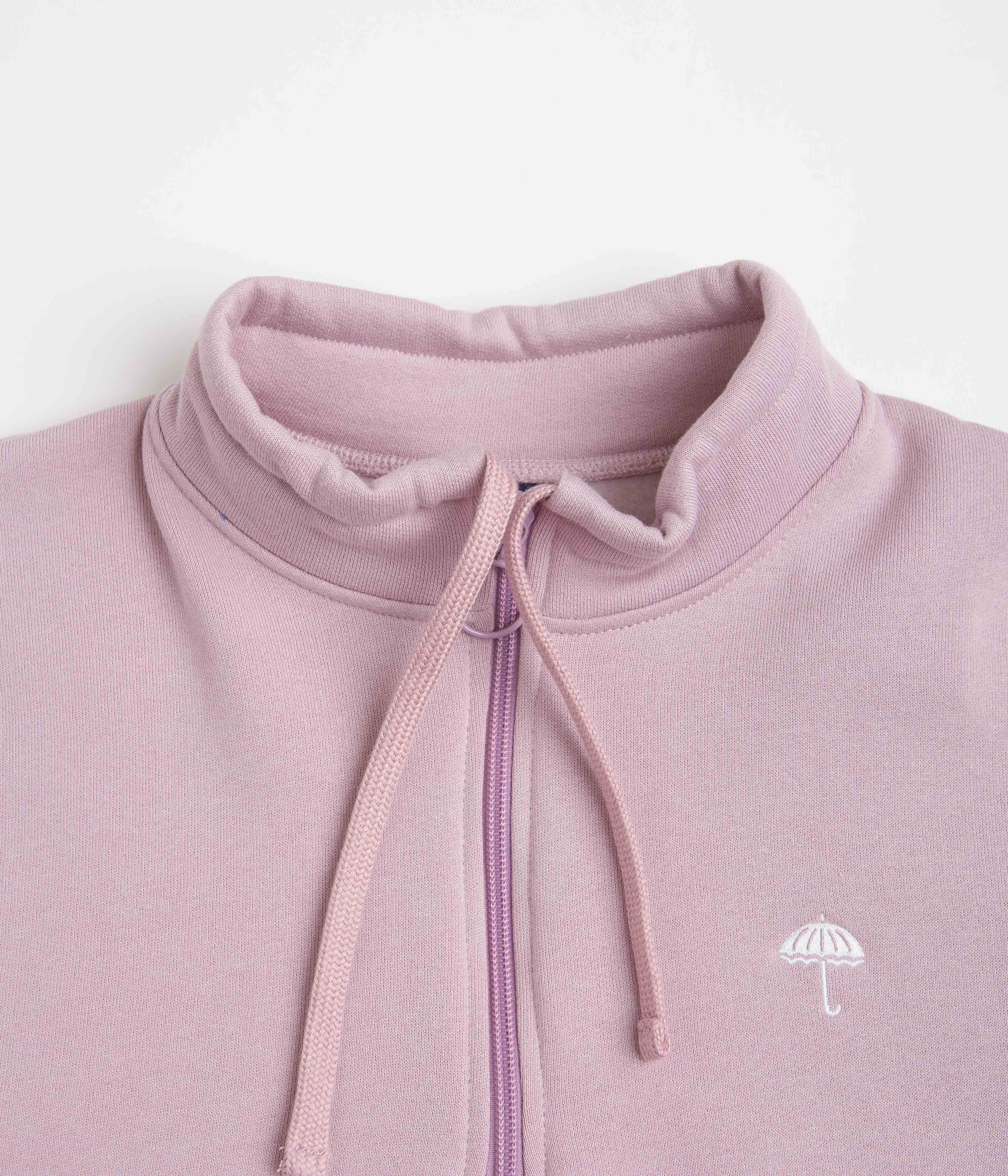 Helas Classic 1/4 Zip Sweatshirt - Light Purple - Image 4
