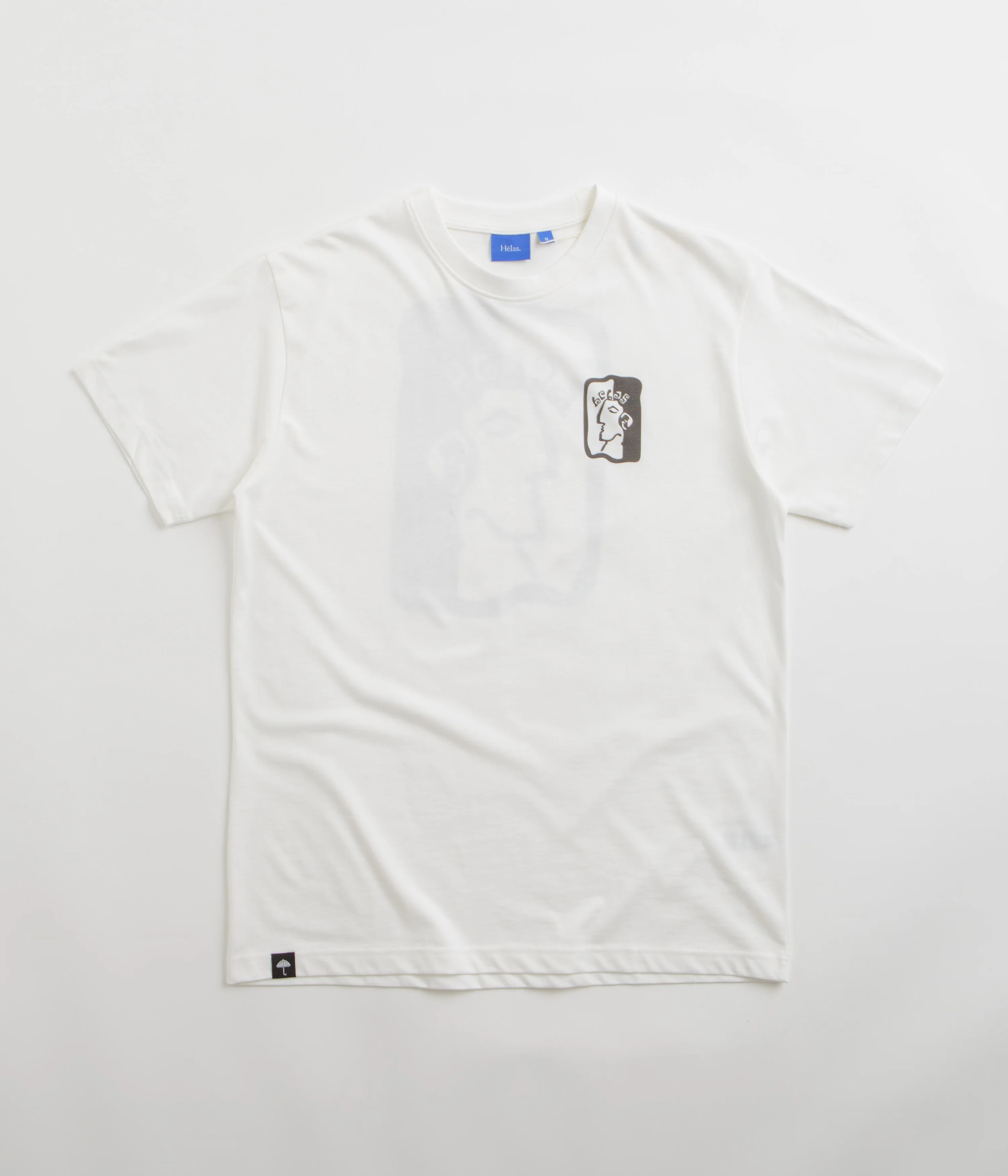 Helas Dieu Grec T-Shirt - White - Image 2