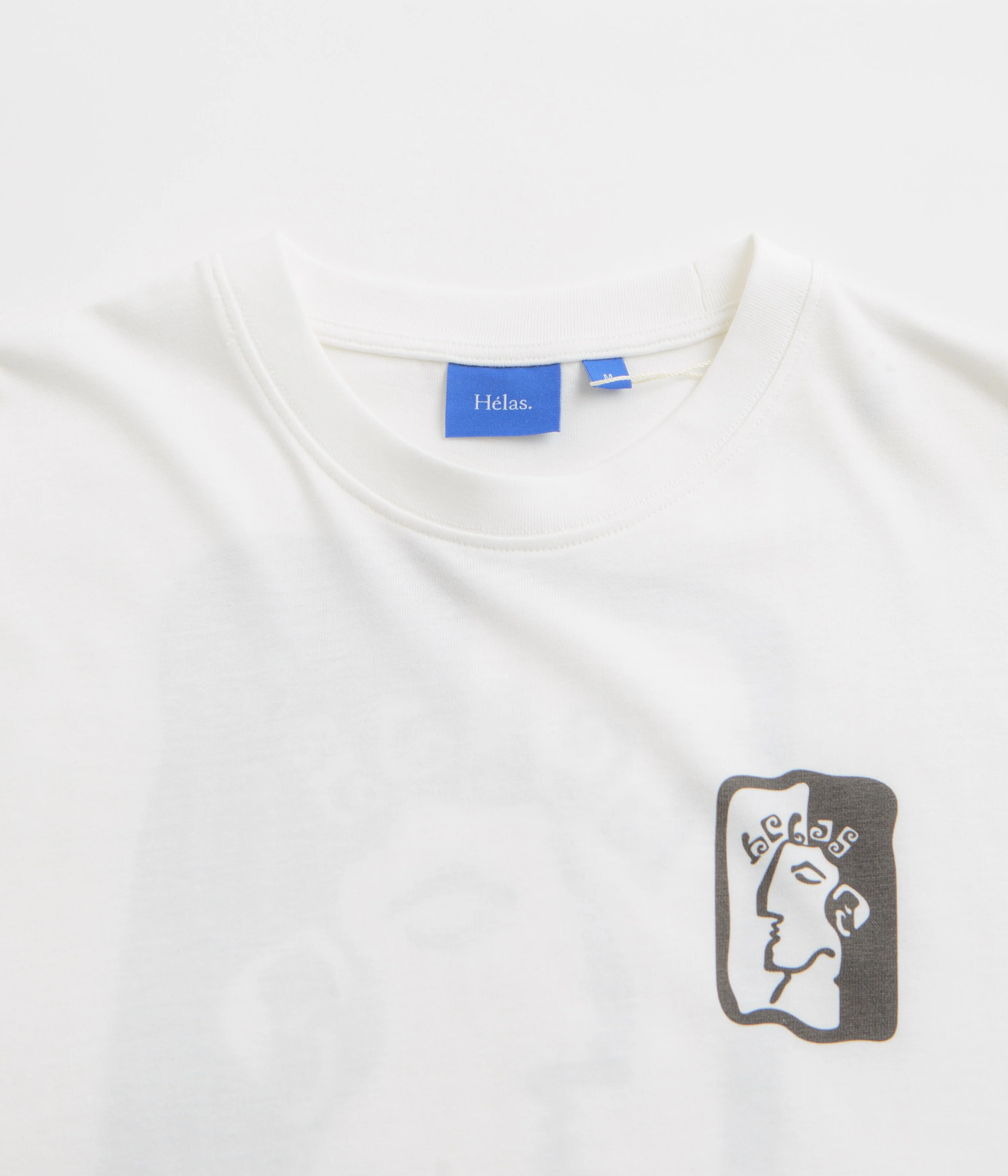Helas Dieu Grec T-Shirt - White - Image 3