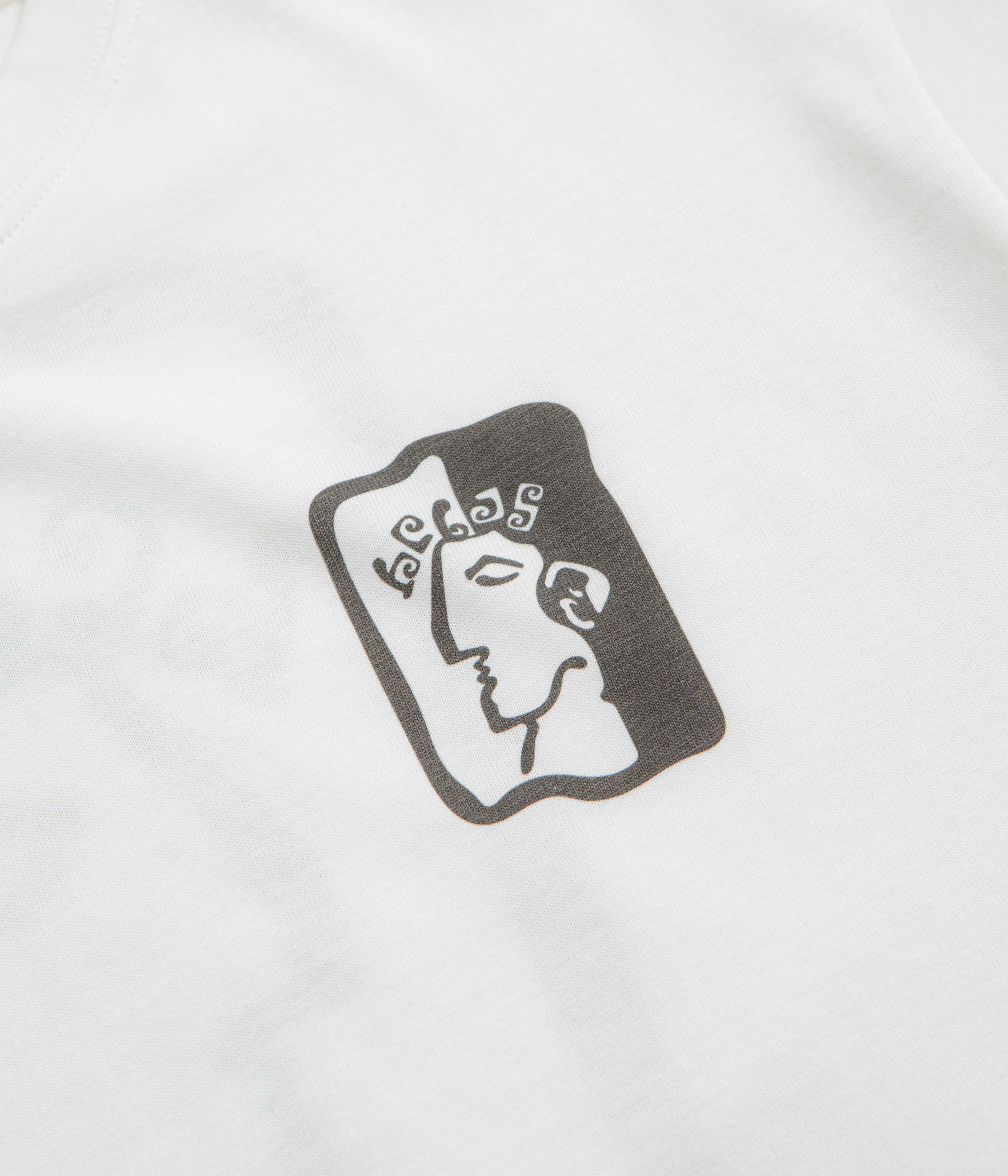 Helas Dieu Grec T-Shirt - White - Image 4
