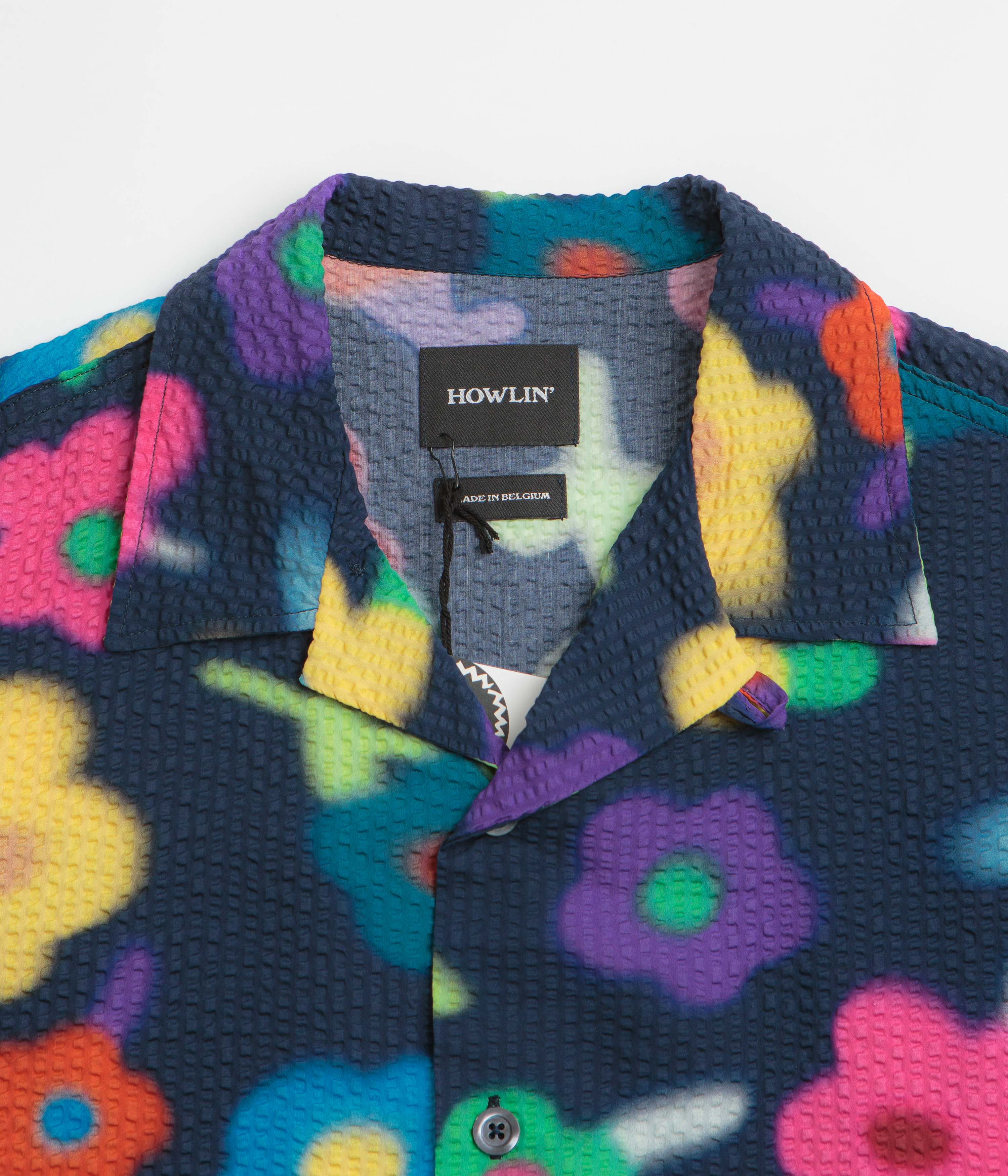 Howlin' Cocktail D’Amore Short Sleeve Shirt - Trippy Flowers / Space - Image 2