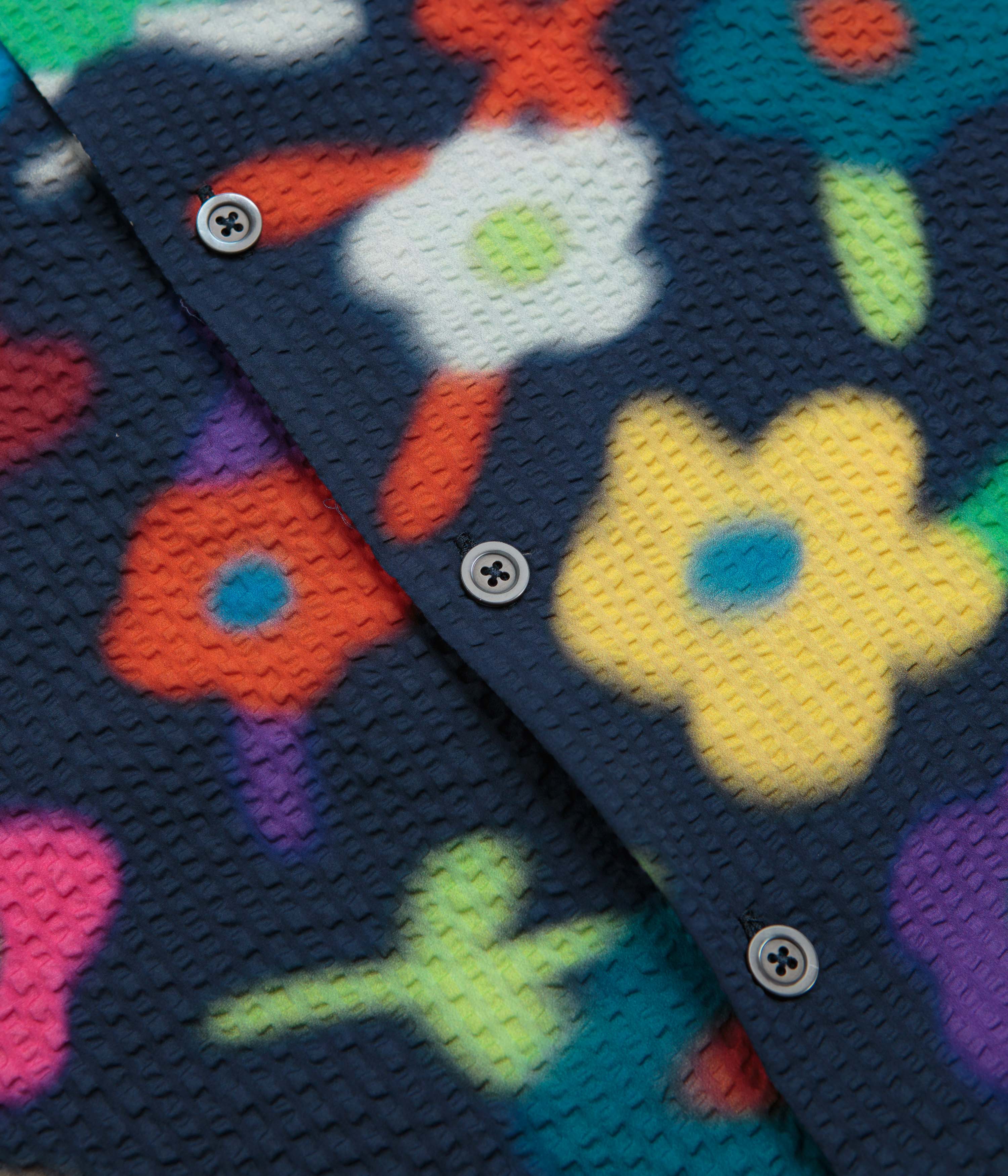 Howlin' Cocktail D’Amore Short Sleeve Shirt - Trippy Flowers / Space - Image 3
